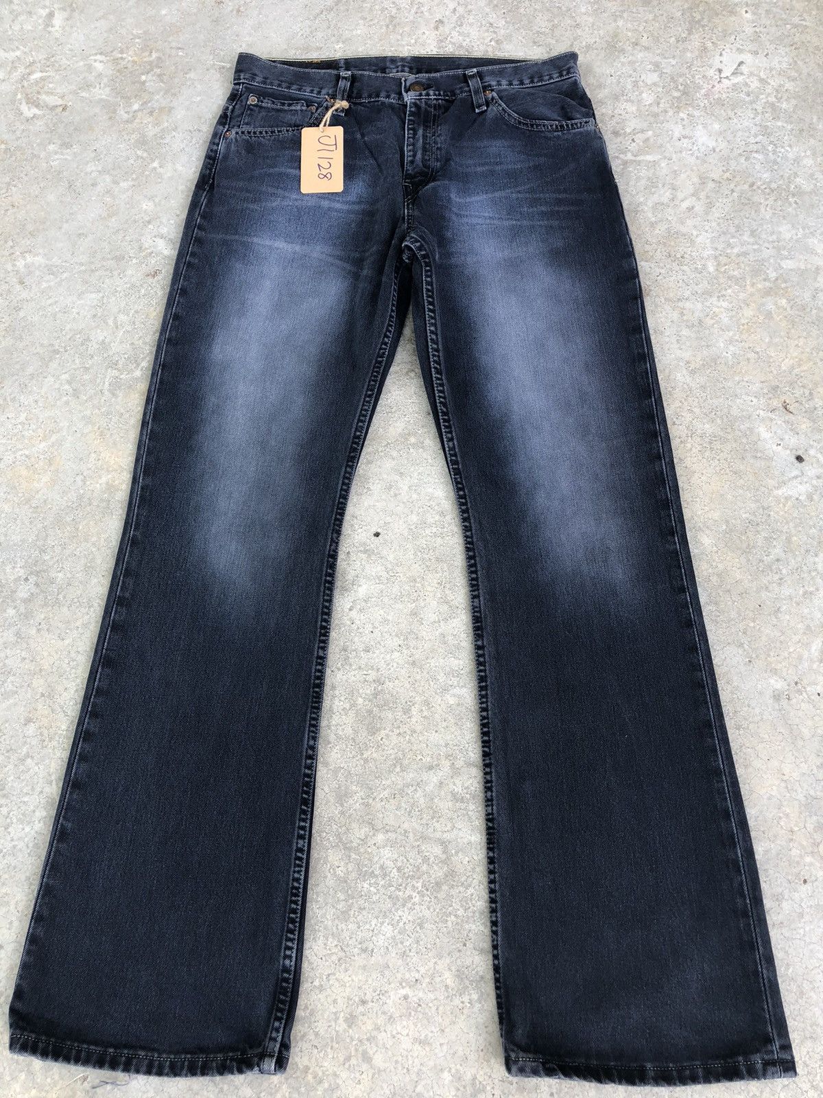 Levi's Vintage Clothing Y2k Levi’s Flared Jeans Bootcut Distressed Jeans 507 Size US 33 - 2 Thumbnail