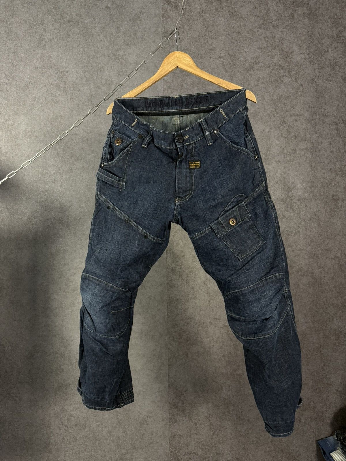 G-Star G Star Raw vintage designer biker jeans Size US 32 / EU 48 - 1 Thumbnail