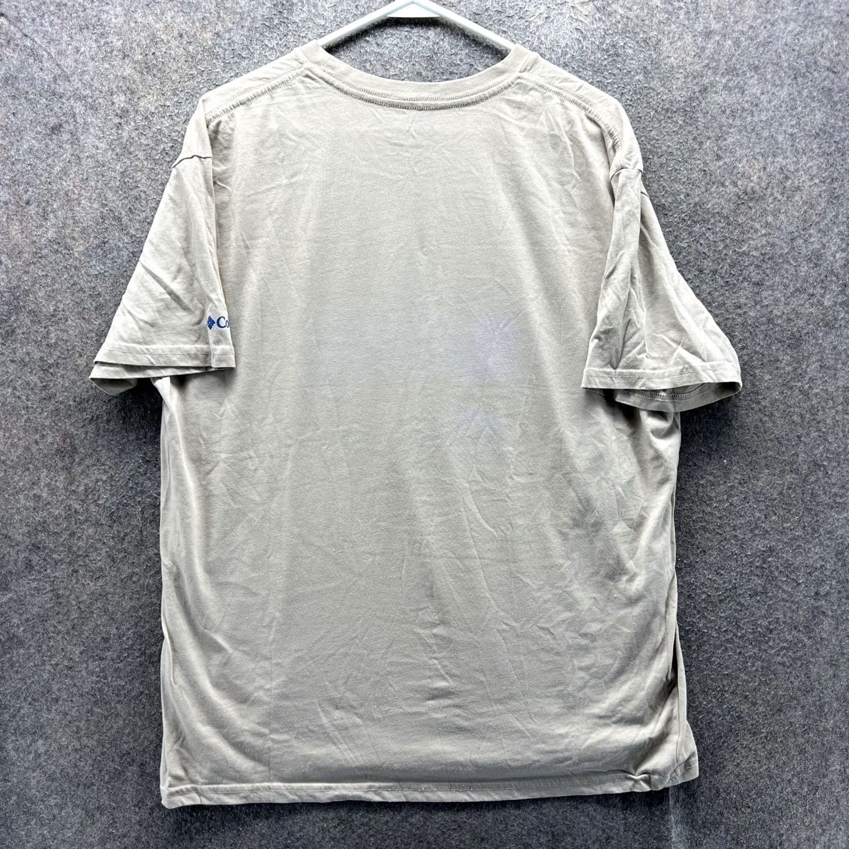 Vintage Columbia Shirt Mens XL Beige Graphic Tee Outdoor Rocky Mountain National Park Size US XL / EU 56 / 4 - 7 Thumbnail