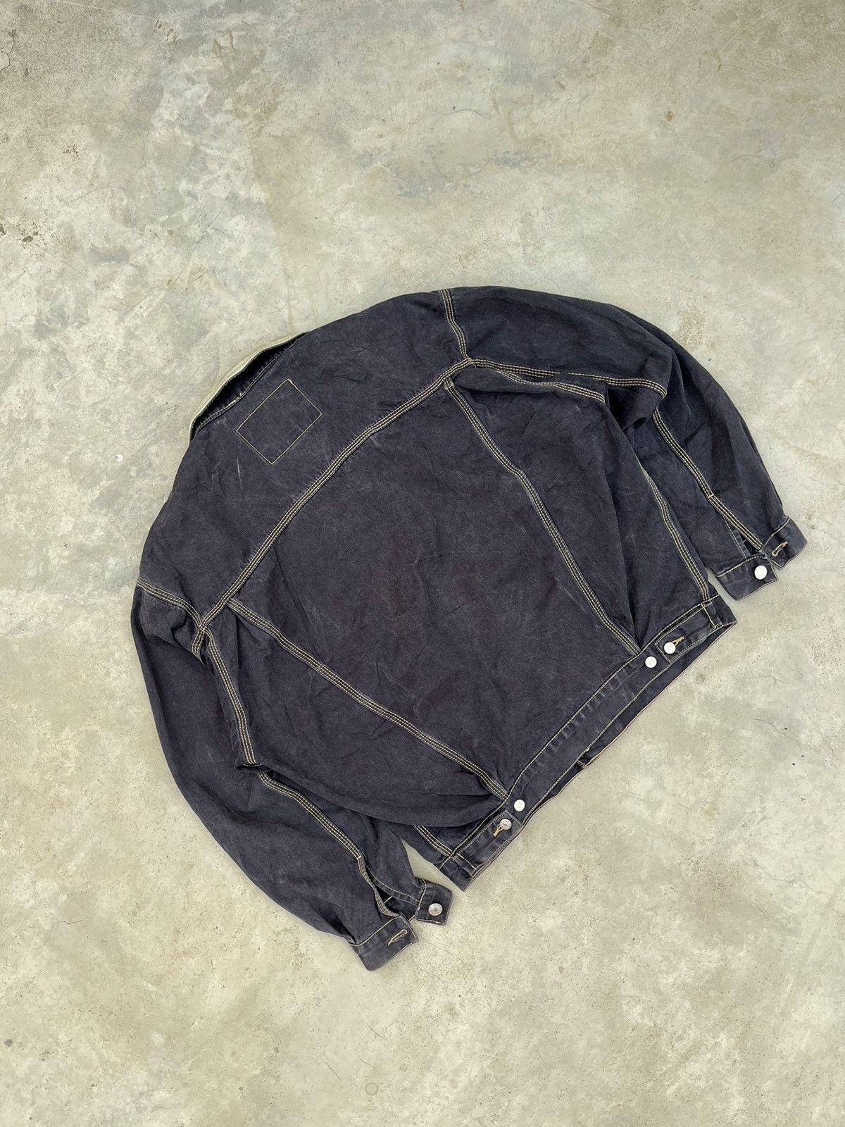 Diesel × Vintage RARE DIESEL INDUSTRY DENVER WORKWEAR DENIM JACKET 90s Size US S / EU 44-46 / 1 - 3 Thumbnail