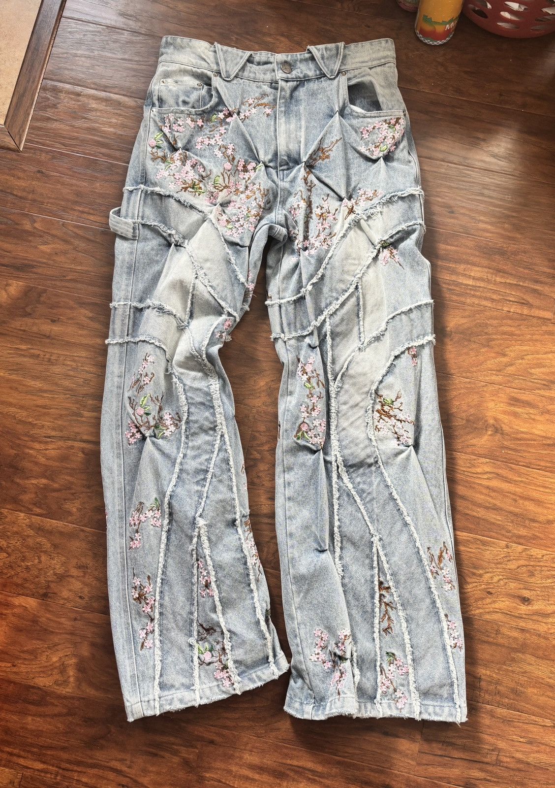 Badson us cherry blossom denim xs