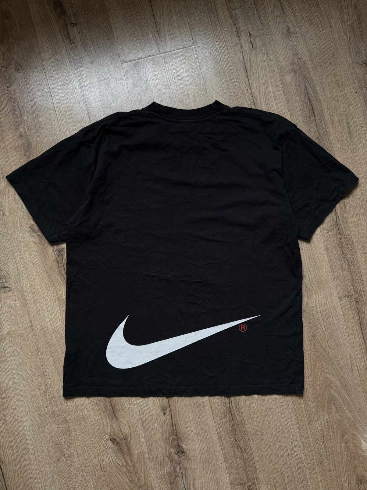 Nike Vintage 90s Nike Swoosh Tee Size US L / EU 52-54 / 3 - 3 Thumbnail