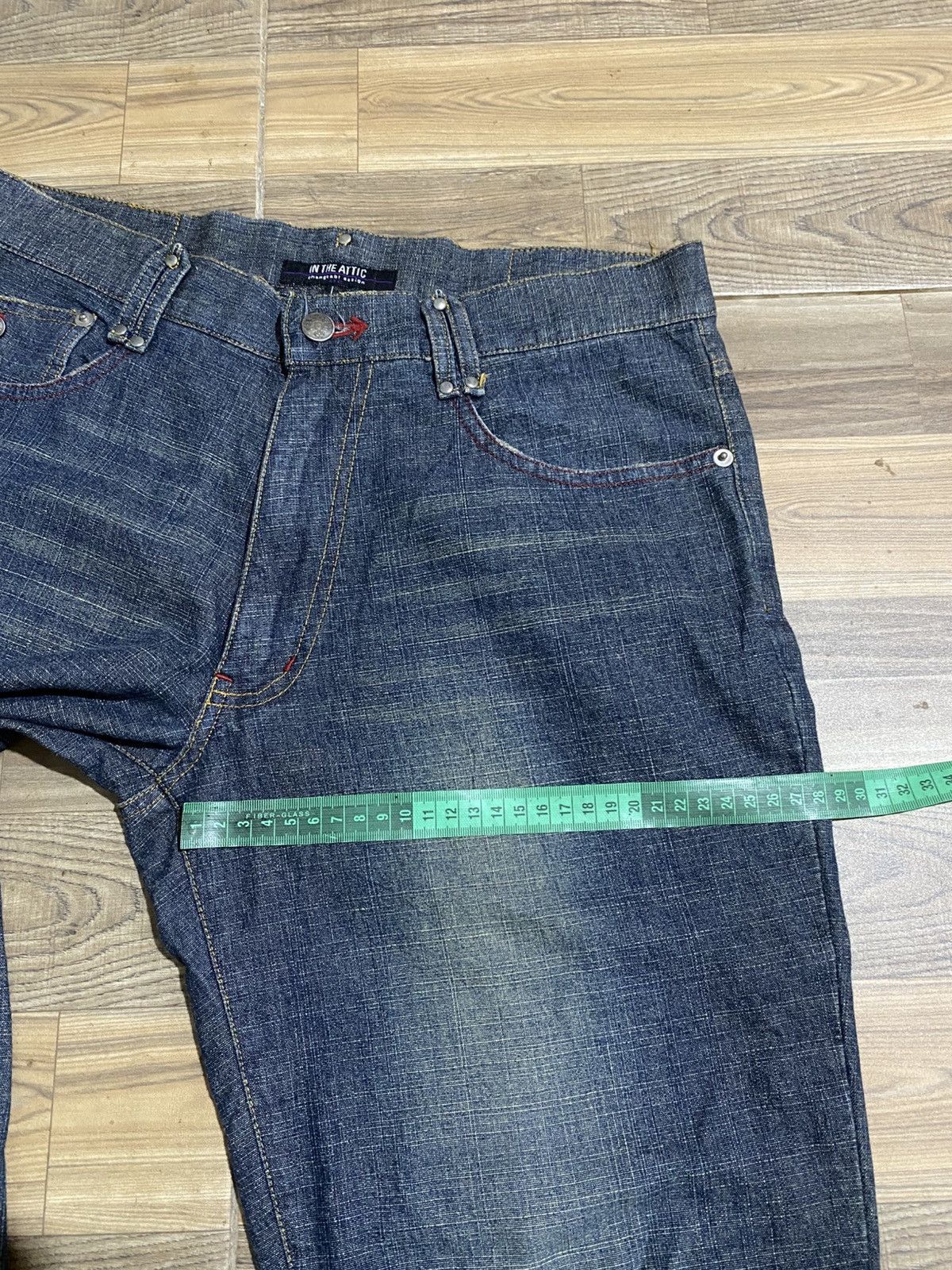 Japanese Brand × Vintage VINTAGE IN THE ATTIC DOUBLE ZIPPER POCKET JEANS Size US 30 / EU 46 - 13 Thumbnail