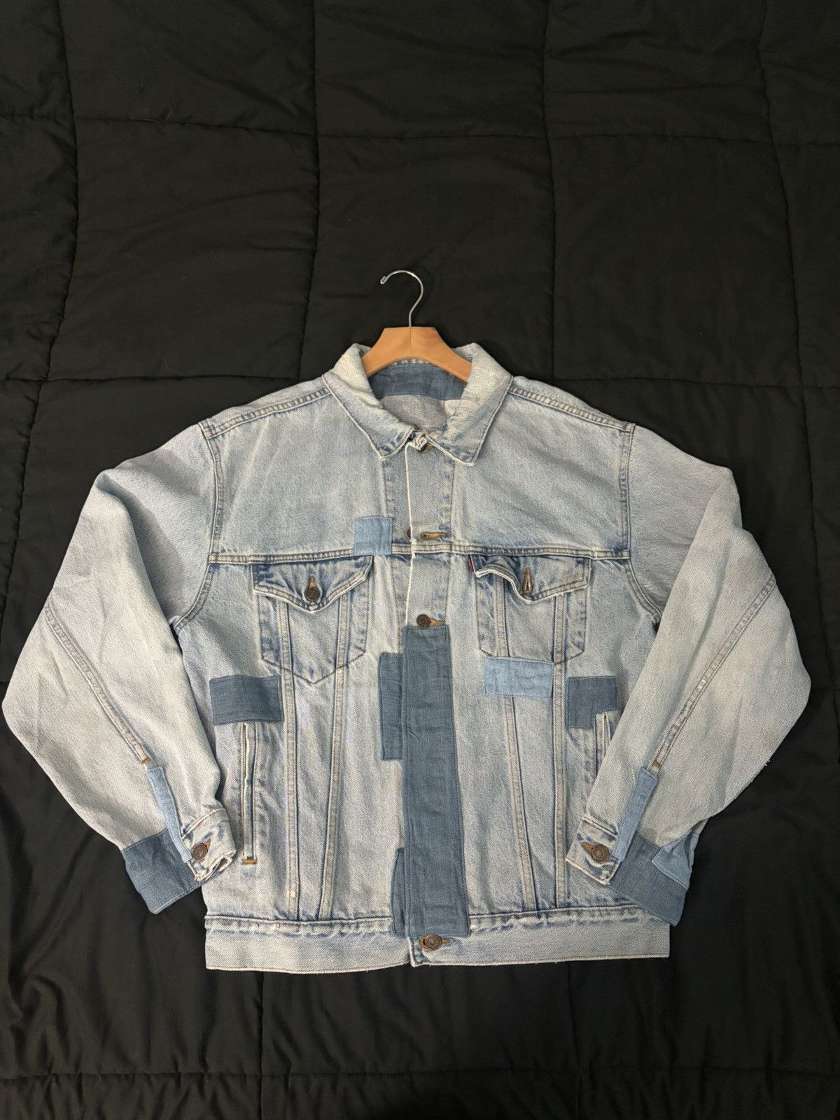 Levi's Vintage Clothing Vintage Repaired Levis Jacket Size US XL / EU 56 / 4 - 1 Thumbnail