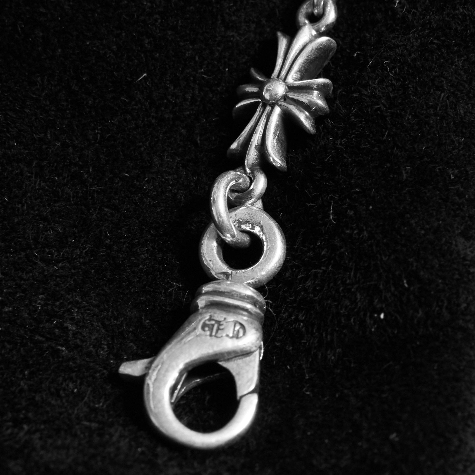 Chrome Hearts Chrome Hearts Roll Chain 2 Clip Tiny E Necklace silver Size ONE SIZE - 5 Thumbnail