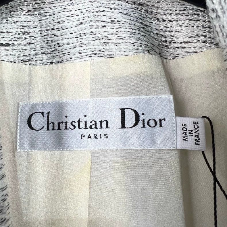 Dior Dior Silver Gray Wool Coat-2506 Size US XXS / EU 40 - 5 Thumbnail