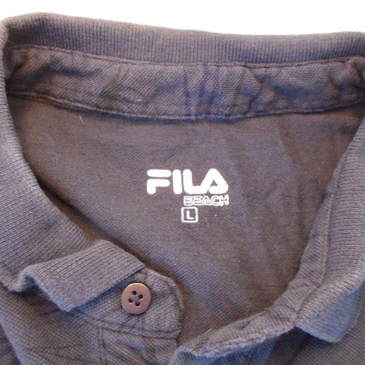 Fila Men's Polo Fila. Blue. L. Used. Good Size US L / EU 52-54 / 3 - 8 Thumbnail