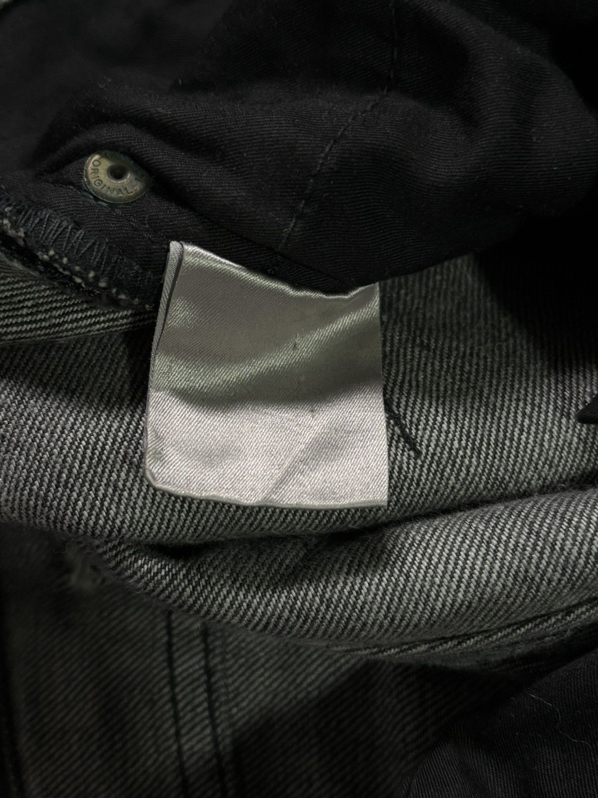 Dior Dior Homme SS04 destroyed waxed strip denim Size US 34 / EU 50 - 11 Thumbnail