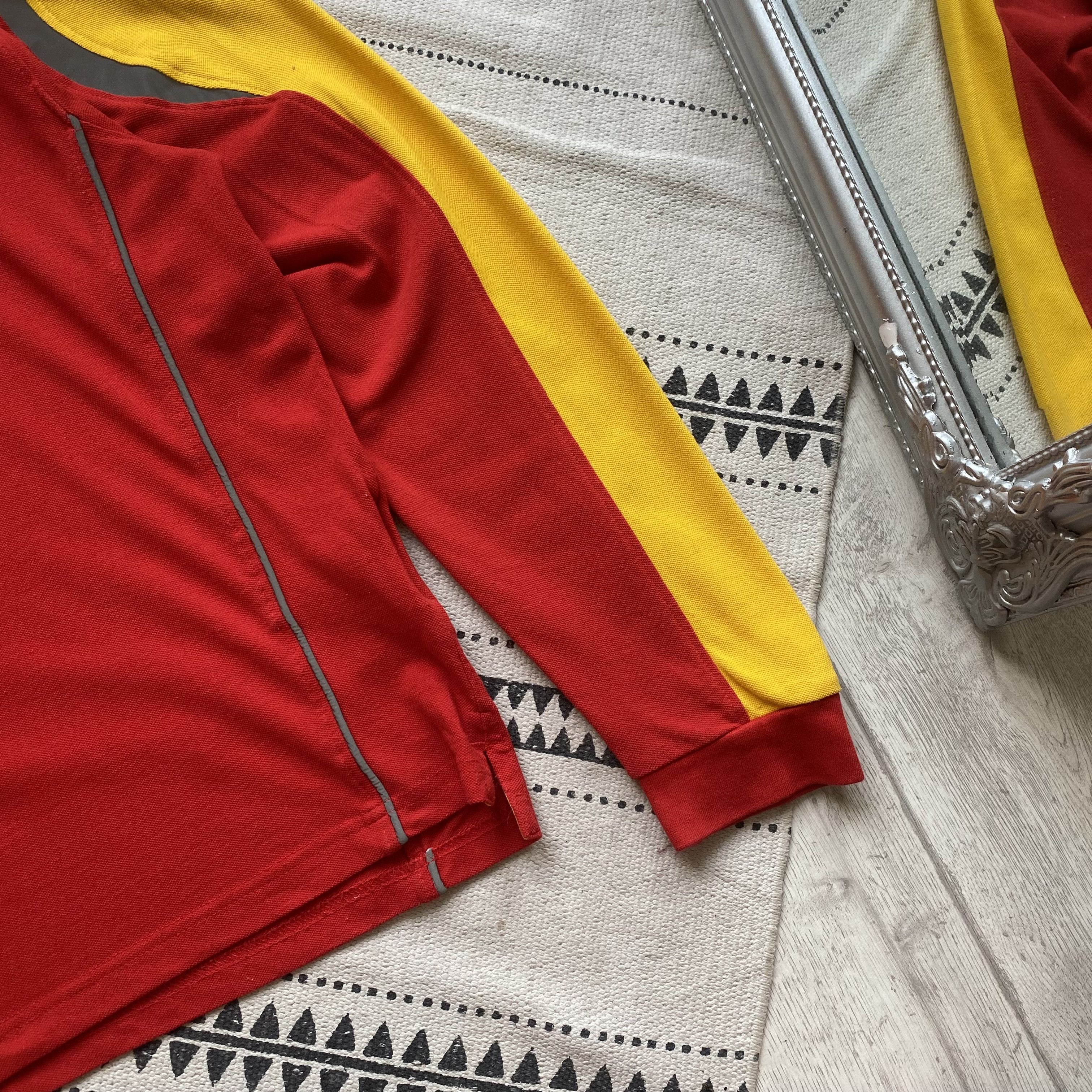 Ferrari 🏎️ Vintage F1 Racing Ferrari longsleeve Shell jersey Rugby Size US S / EU 44-46 / 1 - 8 Thumbnail