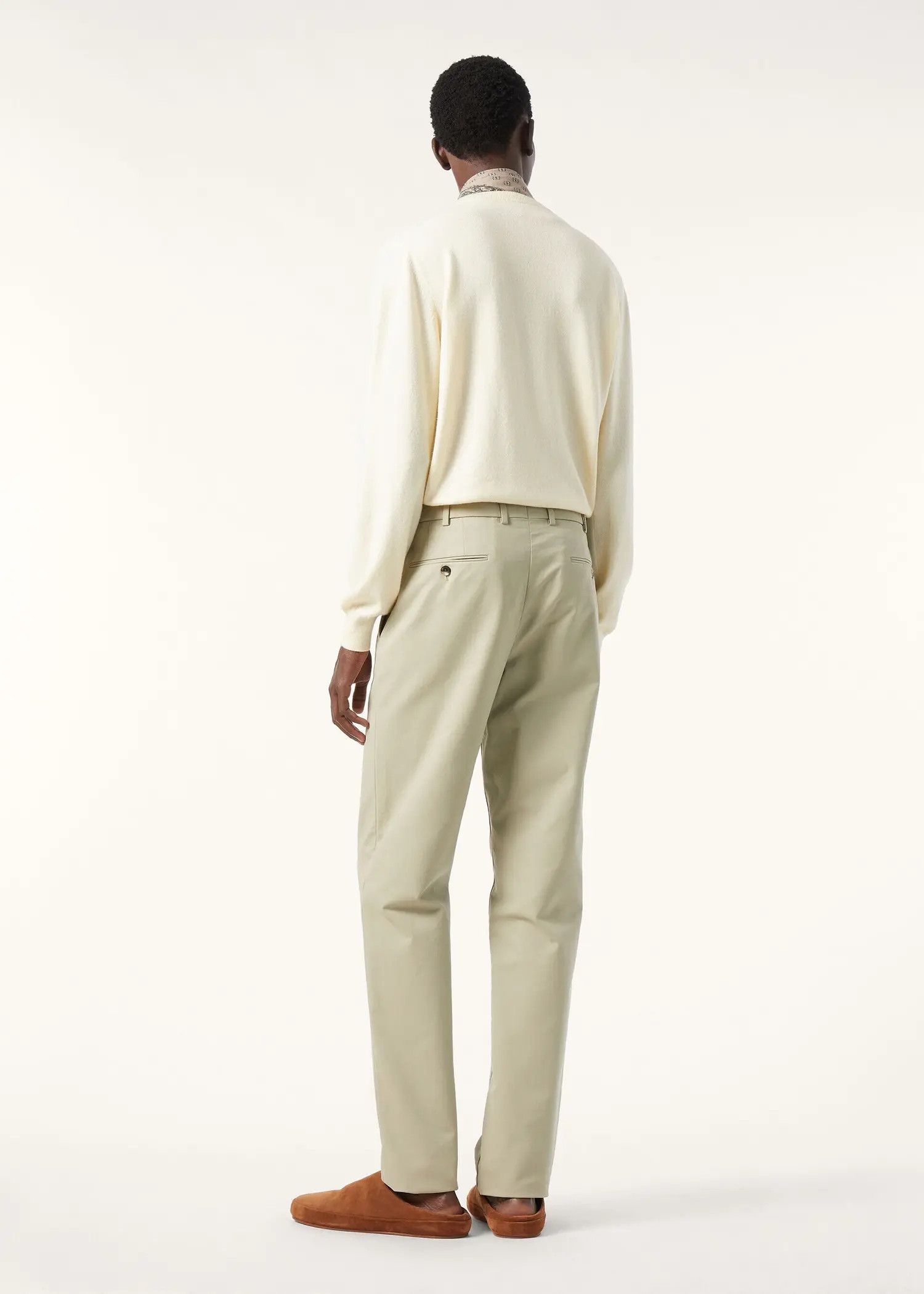 Loro Piana os11x0326 FAO8422 Carlo Pant in Herbal Balm Size US 36 / EU 52 - 7 Thumbnail