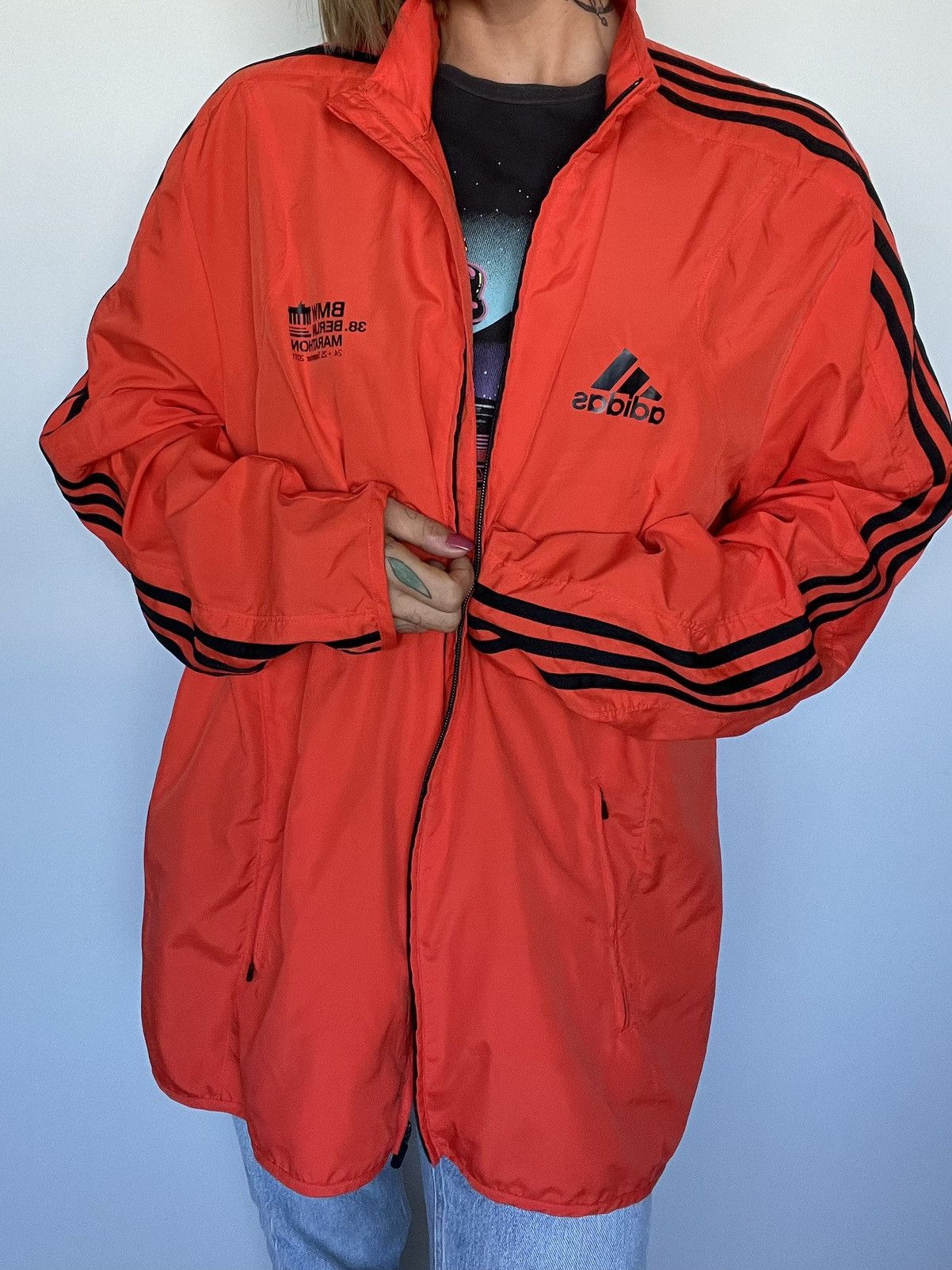 Adidas Jacket Adidas BMW 38 Berlin Marathon 2011 Vintage Size US XL / EU 56 / 4 - 1 Thumbnail
