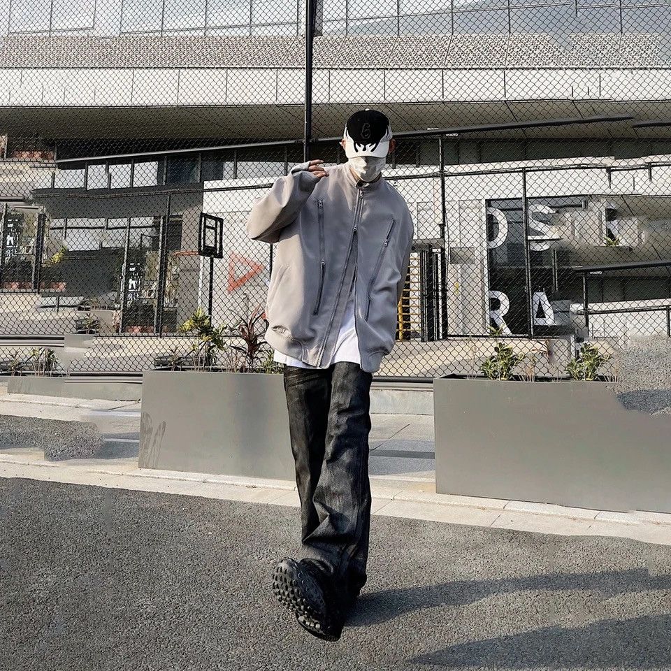 Japanese Brand × Vintage Black Vintage Jeans Men Baggy Streetwear Casual Size US 35 - 3 Thumbnail