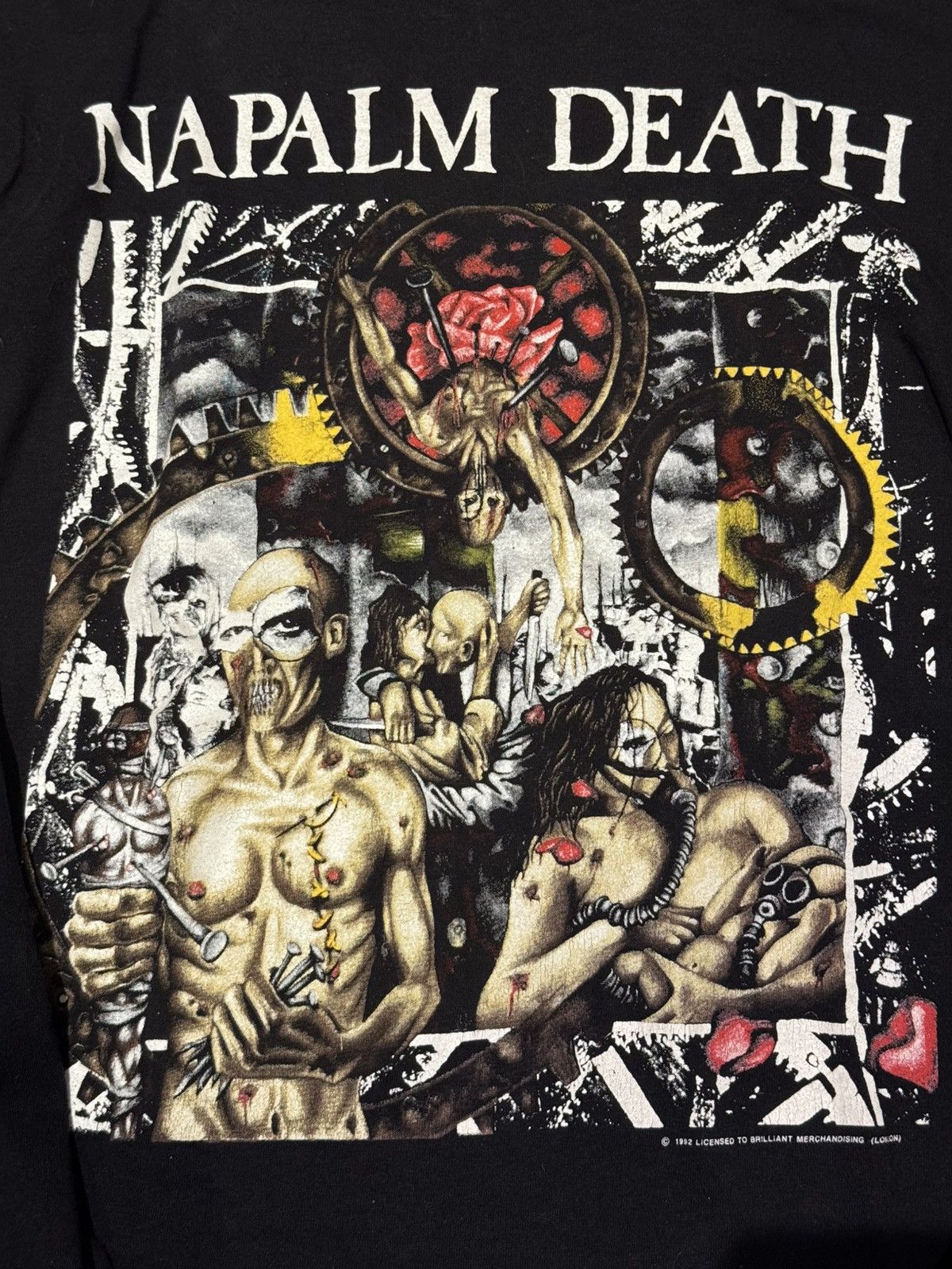 Other Napalm Death Campaign For Musical Destruction Tour 1992 tee Size US XL / EU 56 / 4 - 9 Thumbnail