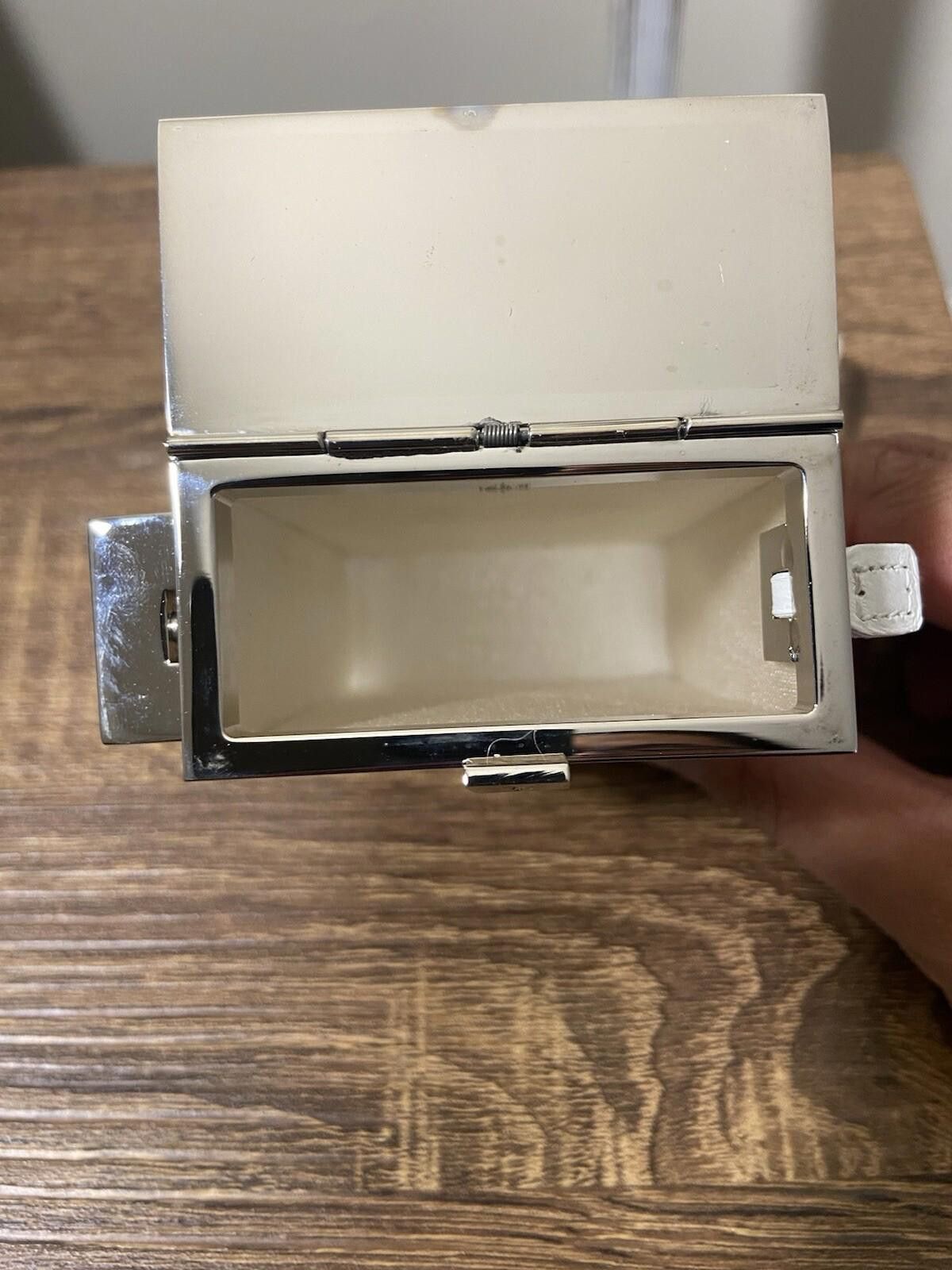 Saint Laurent Paris YSL Saint Laurent Tom Ford white canvas metal cigarette case Size ONE SIZE - 9 Thumbnail
