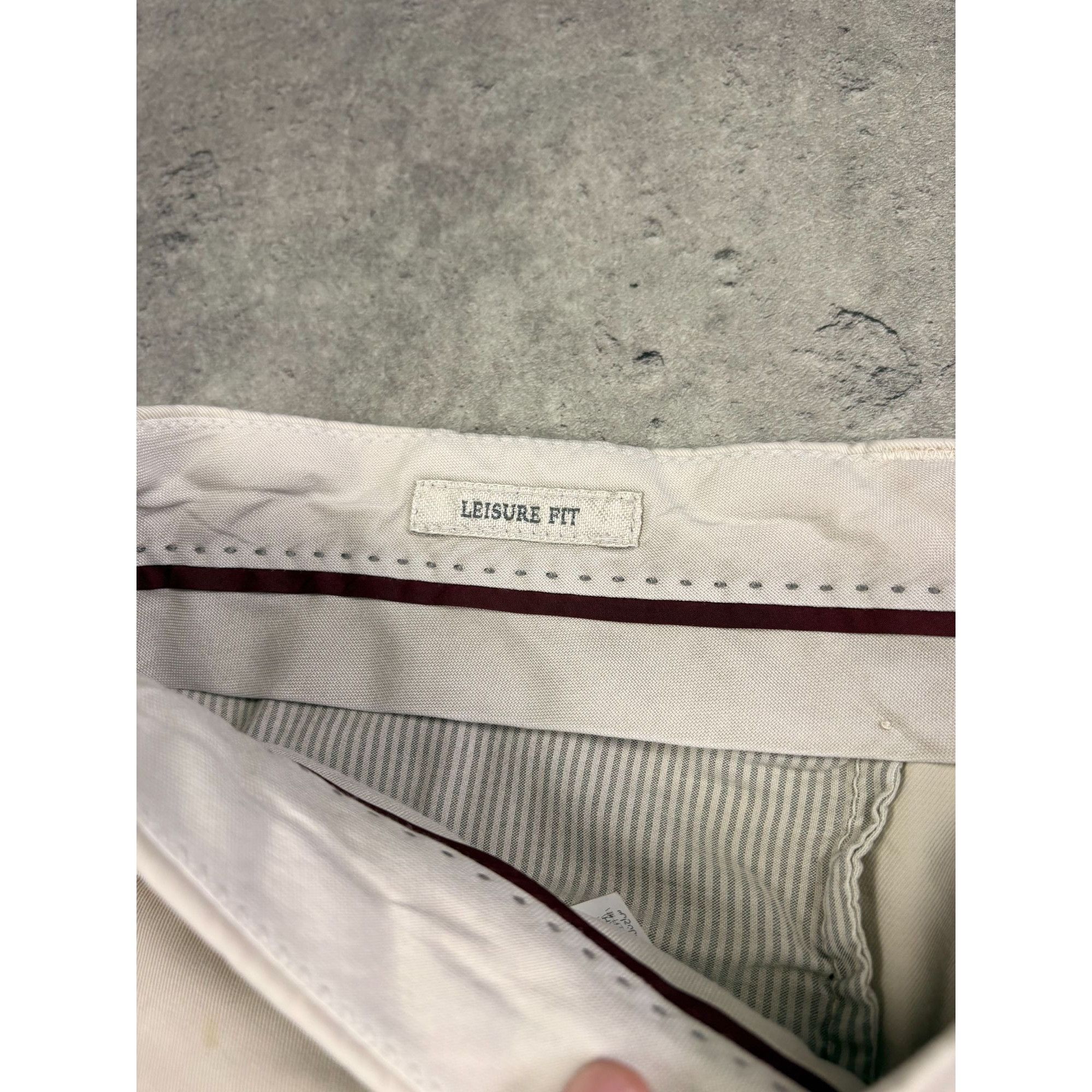 Brunello Cucinelli BRUNELLO CUCINELLI Luxury Chinos | Beige | Size EU 52 (US 36 Size US 36 / EU 52 - 10 Thumbnail