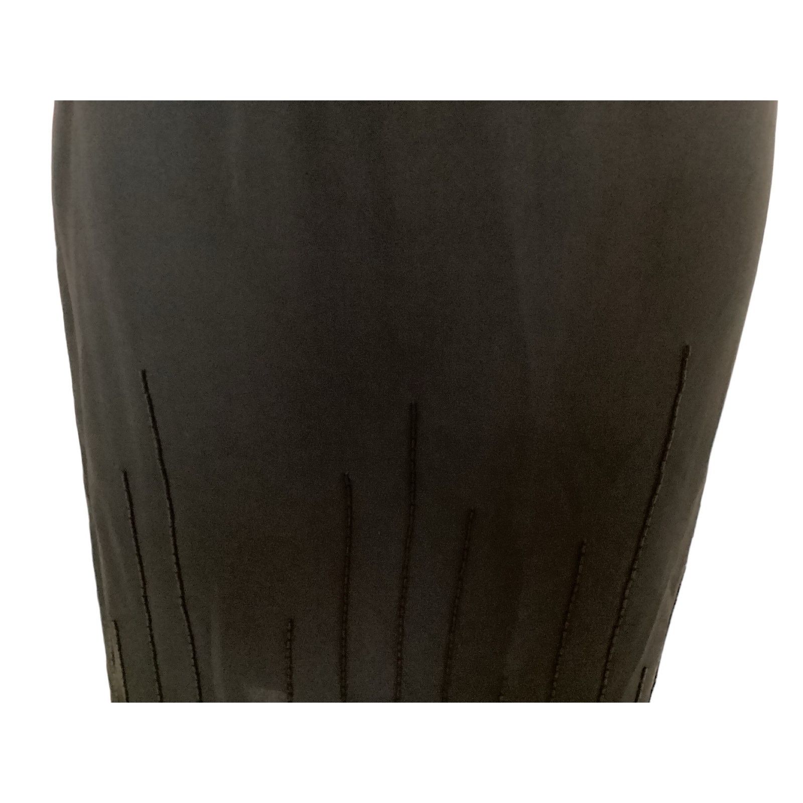 Ann Taylor Vtg Ann Taylor Silk Flowing Skirt w/Beaded Lines From Hem 12 Size 34" / US 12 / IT 48 - 5 Thumbnail