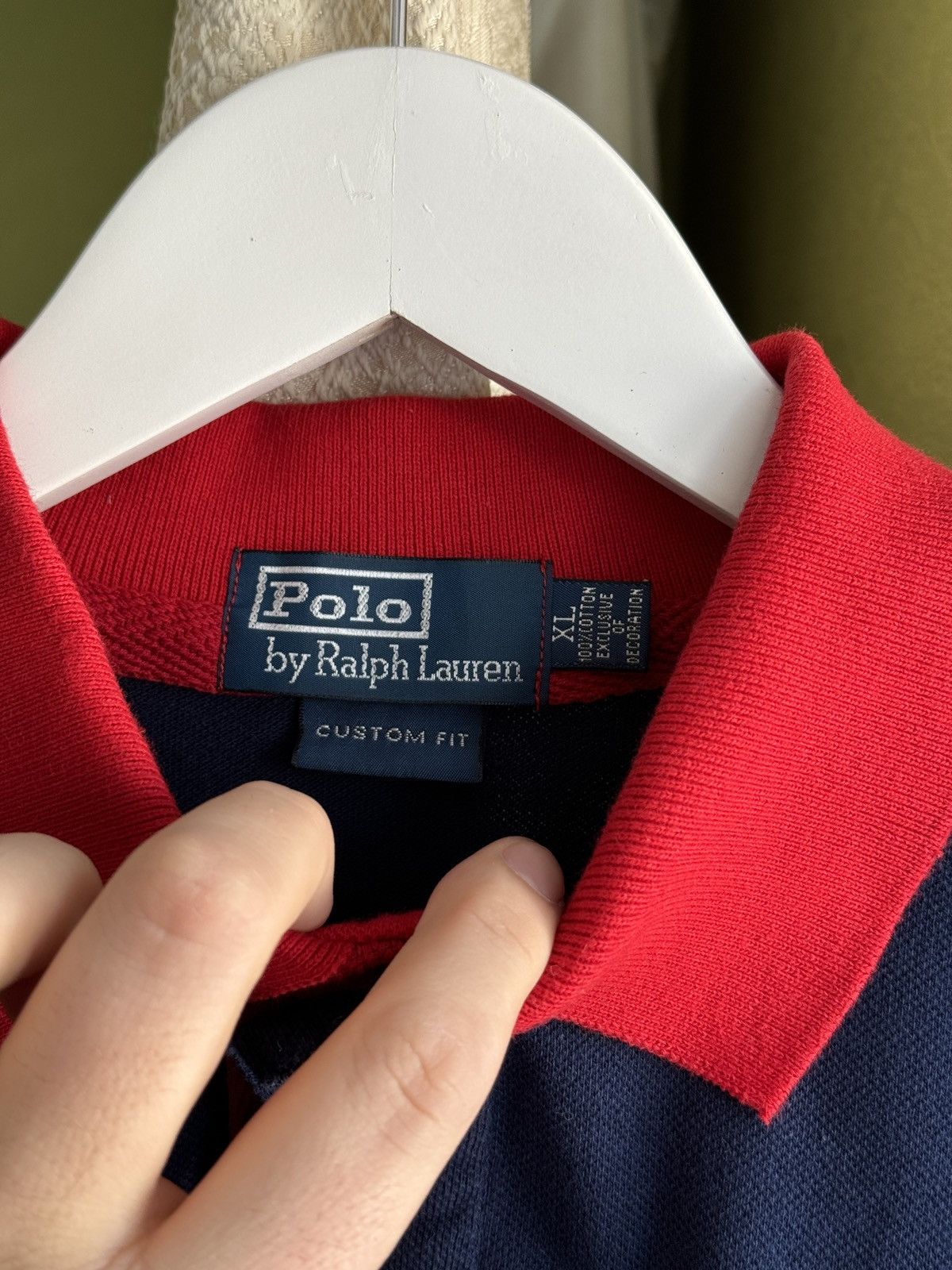 Polo Ralph Lauren Vintage Polo Ralph Lauren New York Number 3 Logo Polo Shirt Size US XL / EU 56 / 4 - 9 Thumbnail
