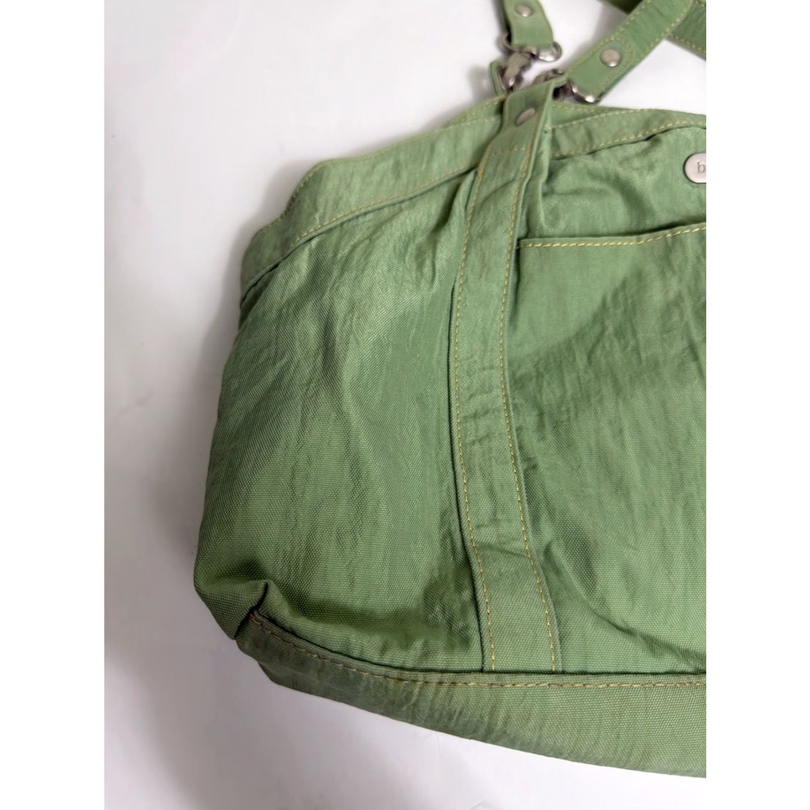 Vintage VINTAGE Baggallini Shoulder Bag Green 15x10x3.5 Stains Size ONE SIZE - 2 Thumbnail