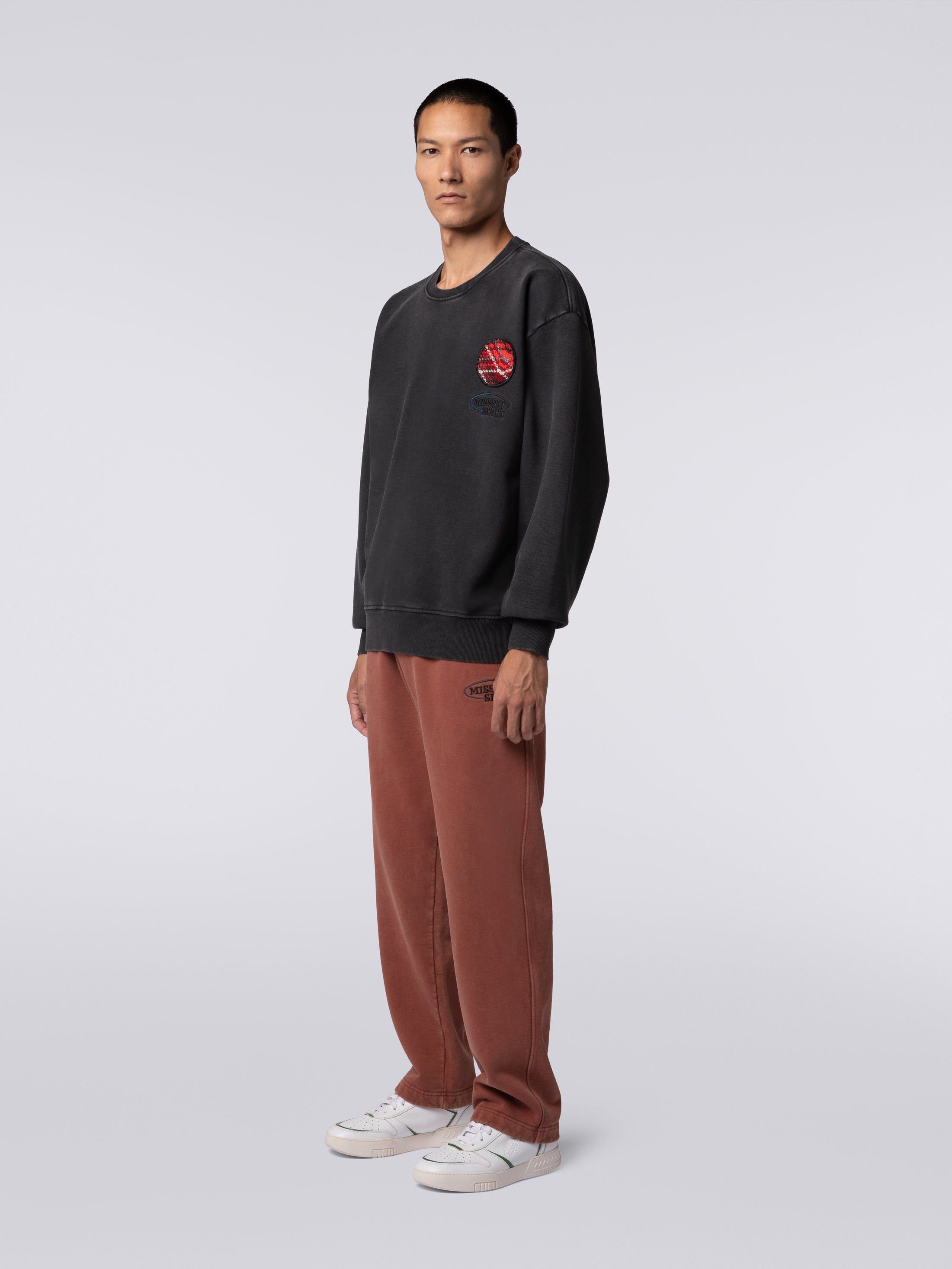 Missoni o1mle1025 Logo knit Sweatpants & Joggers in Rust Brown Size US 32 / EU 48 - 3 Thumbnail