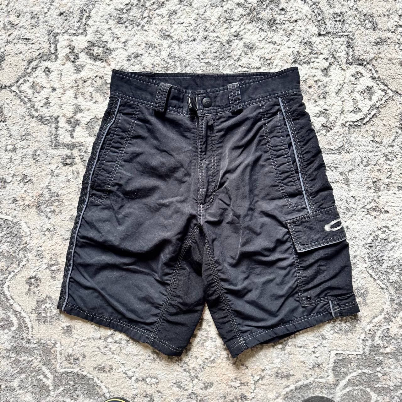 Oakley Rare Oakley Software 00s Multipocket Grey Nylon Shorts Size US 32 / EU 48 - 1 Thumbnail