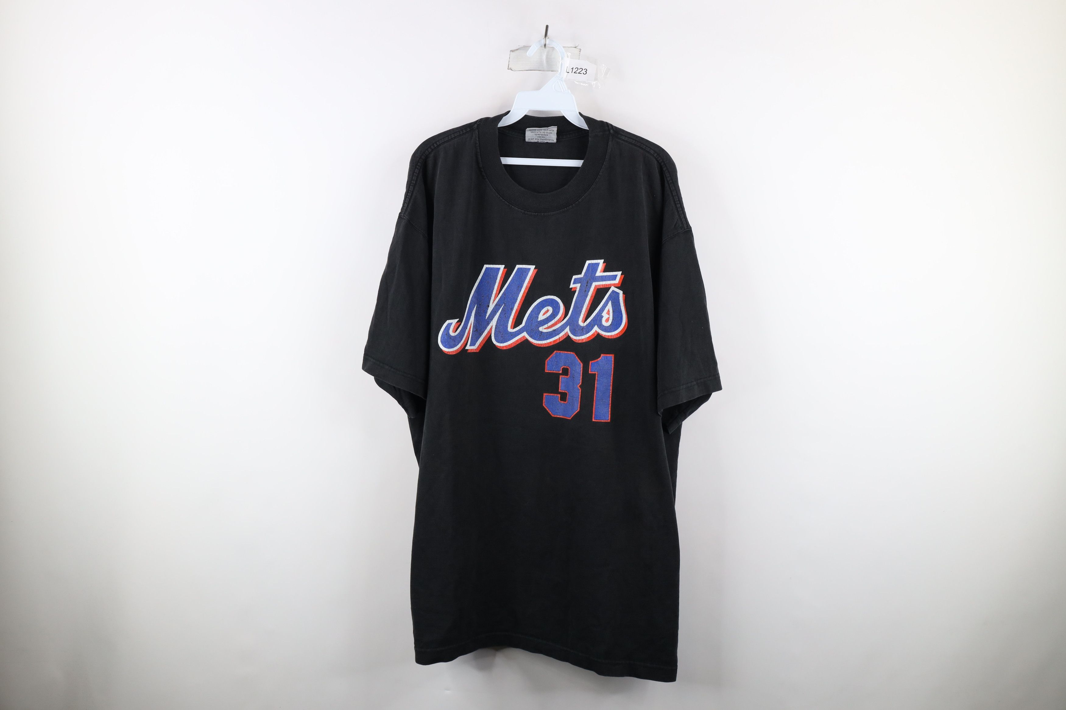 Majestic Vintage Majestic Piazza New York Mets Baseball T-Shirt Black Size US XL / EU 56 / 4 - 1 Thumbnail