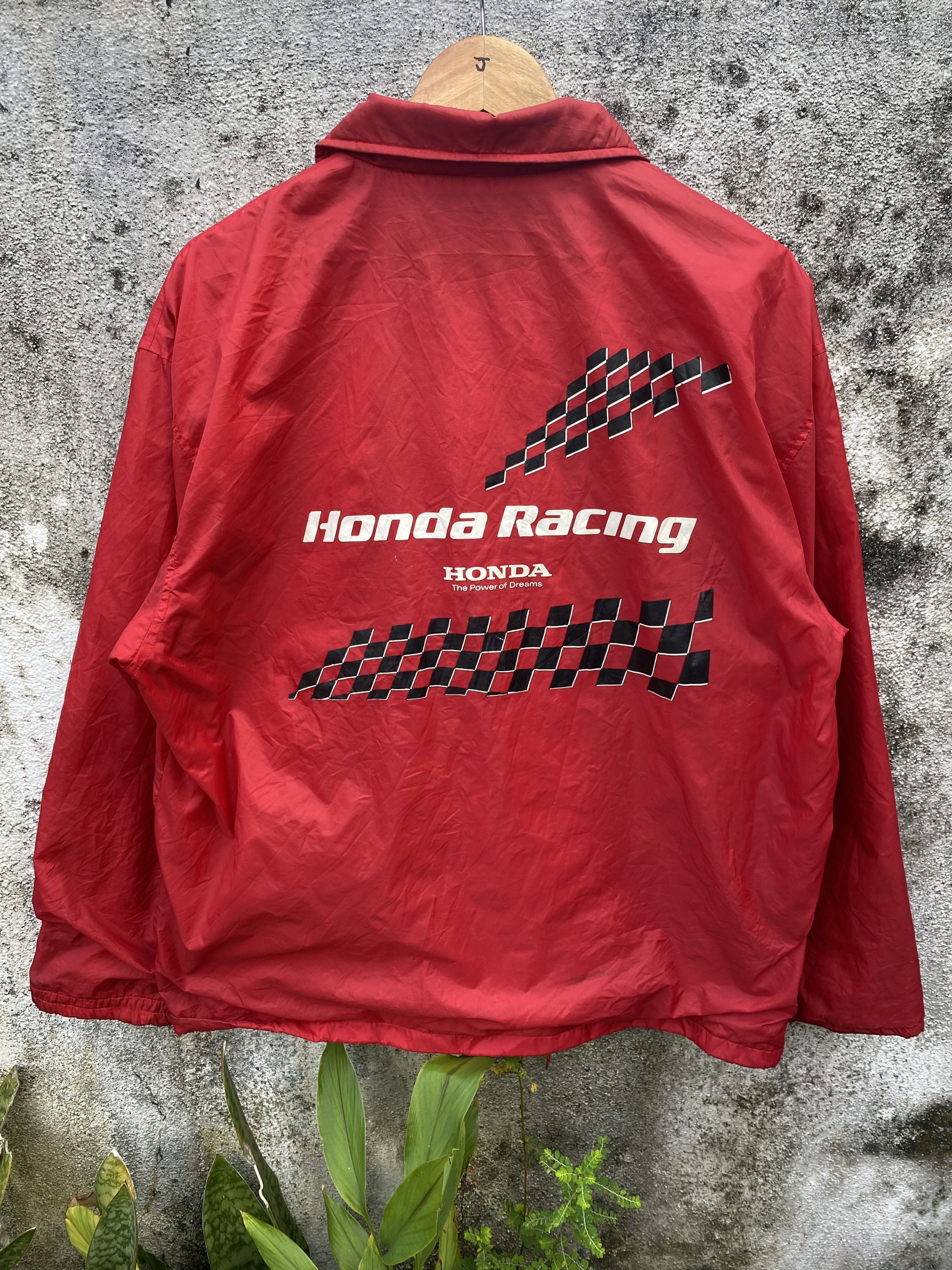 Honda × Vintage Vintage Honda Racing Motorsport Blouson Coach Jacket Size US L / EU 52-54 / 3 - 2 Thumbnail