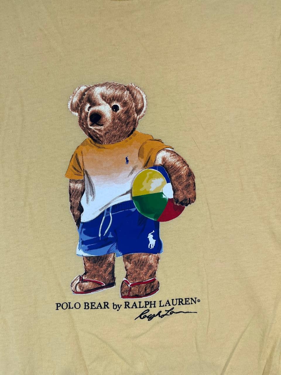 Polo Ralph Lauren Polo Ralph Lauren Polo Bear Beach T-Shirt Yellow Size L Size US L / EU 52-54 / 3 - 2 Thumbnail