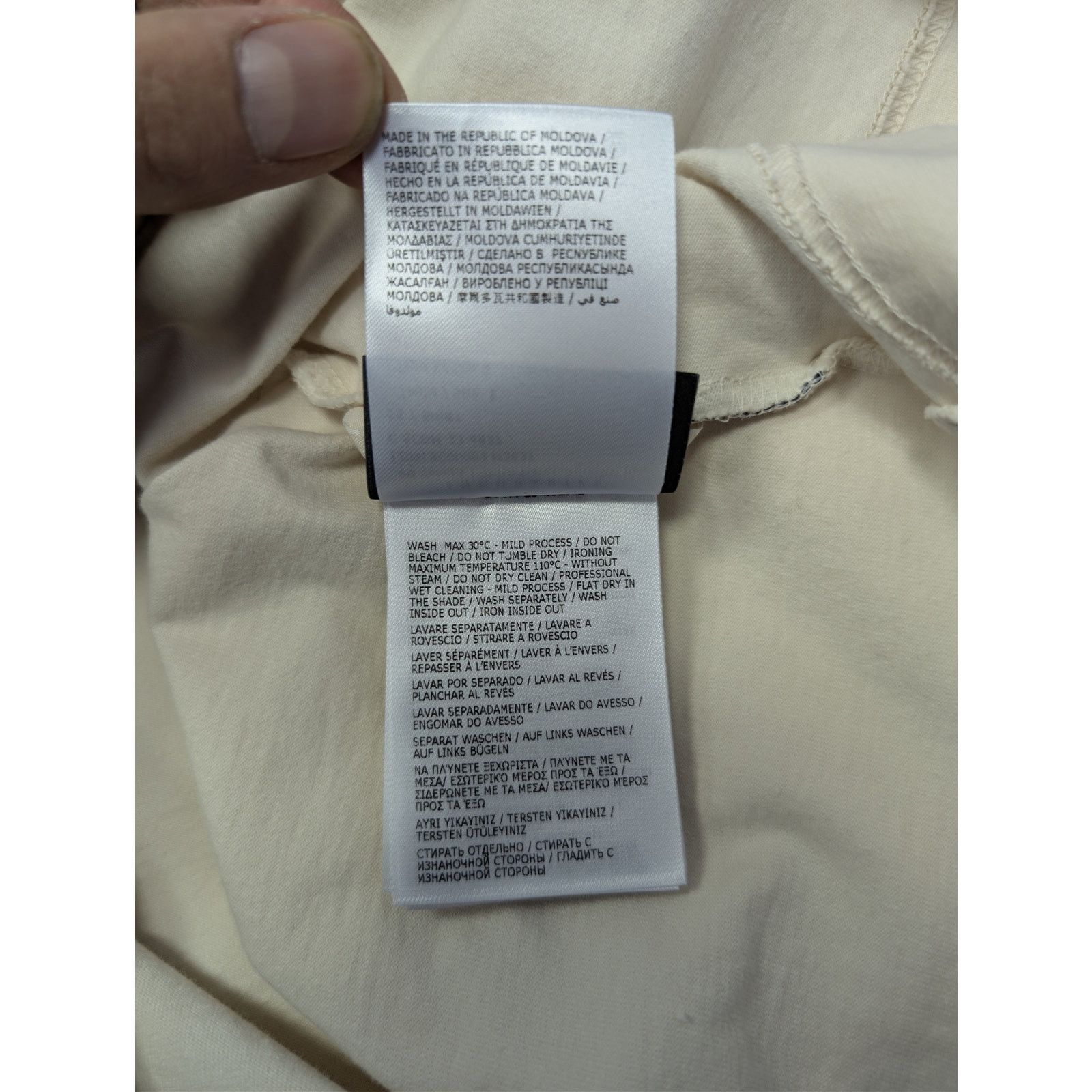 Moncler × Palm Angels o1rshd1 Short Sleeve T-Shirt in White Size US L / EU 52-54 / 3 - 14 Thumbnail