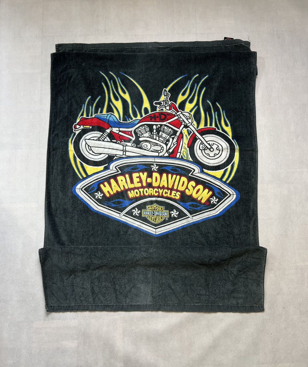 Harley Davidson × Vintage Harley Davidson Motorcycles Blanket / Towel vintage Size ONE SIZE - 1 Thumbnail