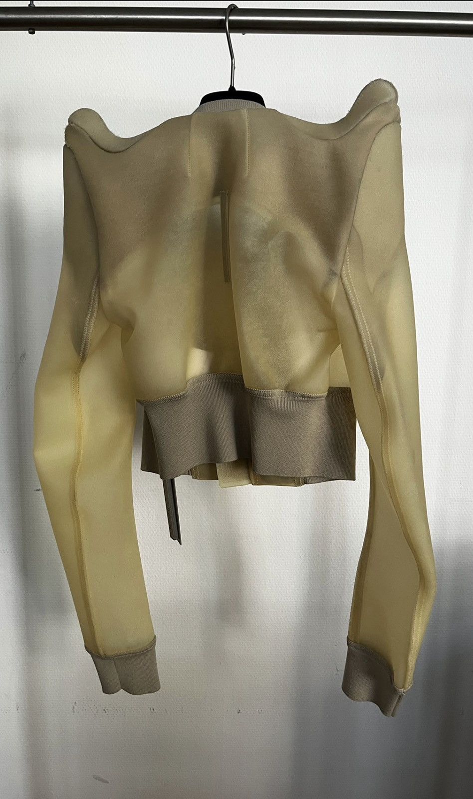 Rick Owens Rick Owens Cropped Tec Flight Leather Jacket Size S / US 4 / IT 40 - 2 Thumbnail