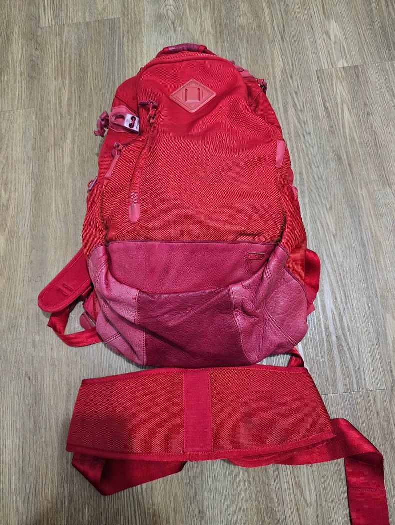 Visvim Visvim 20L Red Backpack with Waist Belt Size ONE SIZE - 1 Thumbnail