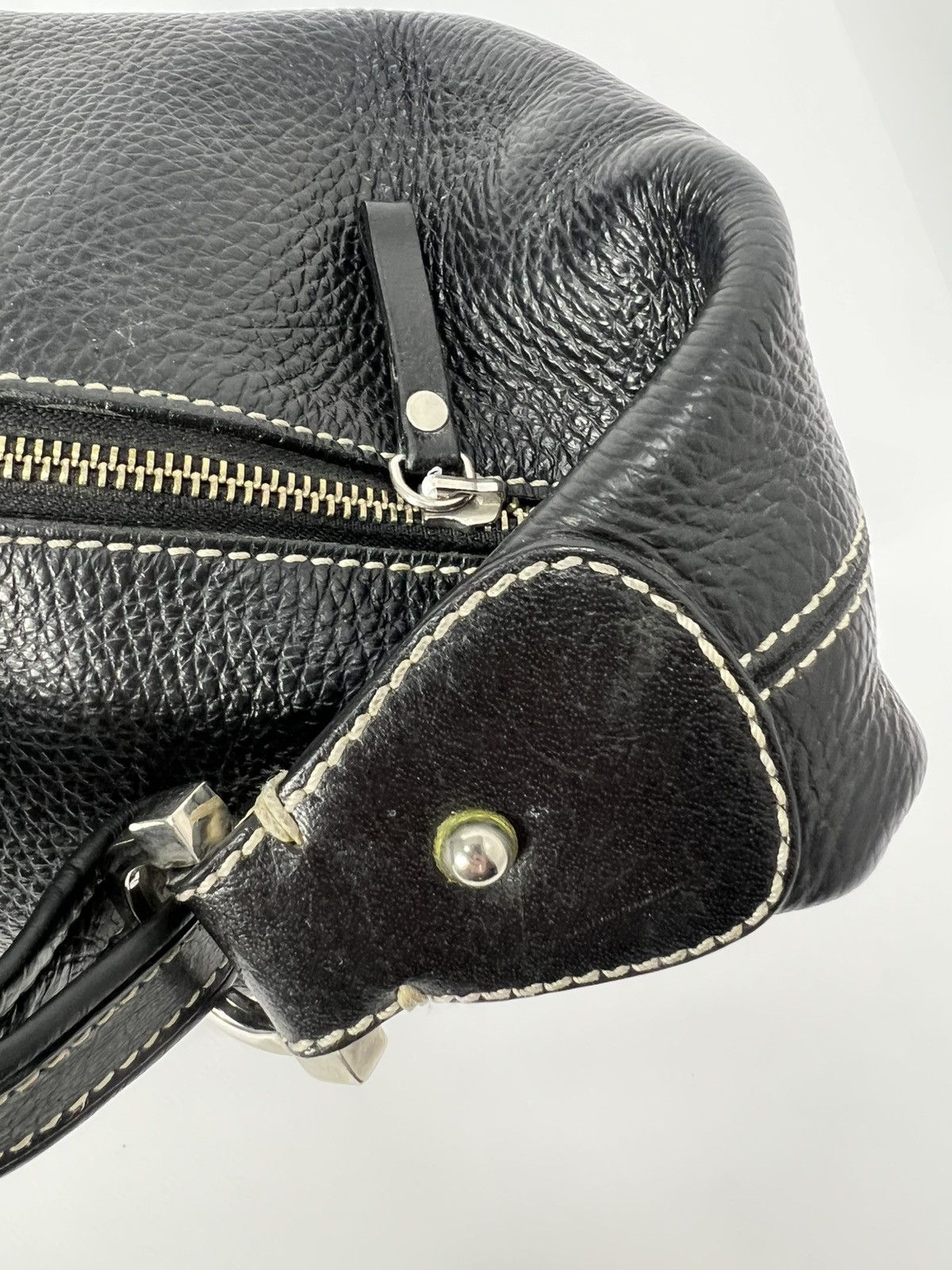 Tod's Vintage streetwear y2k luxury Tod’s Leather Hobo Handle Bag Size ONE SIZE - 7 Thumbnail