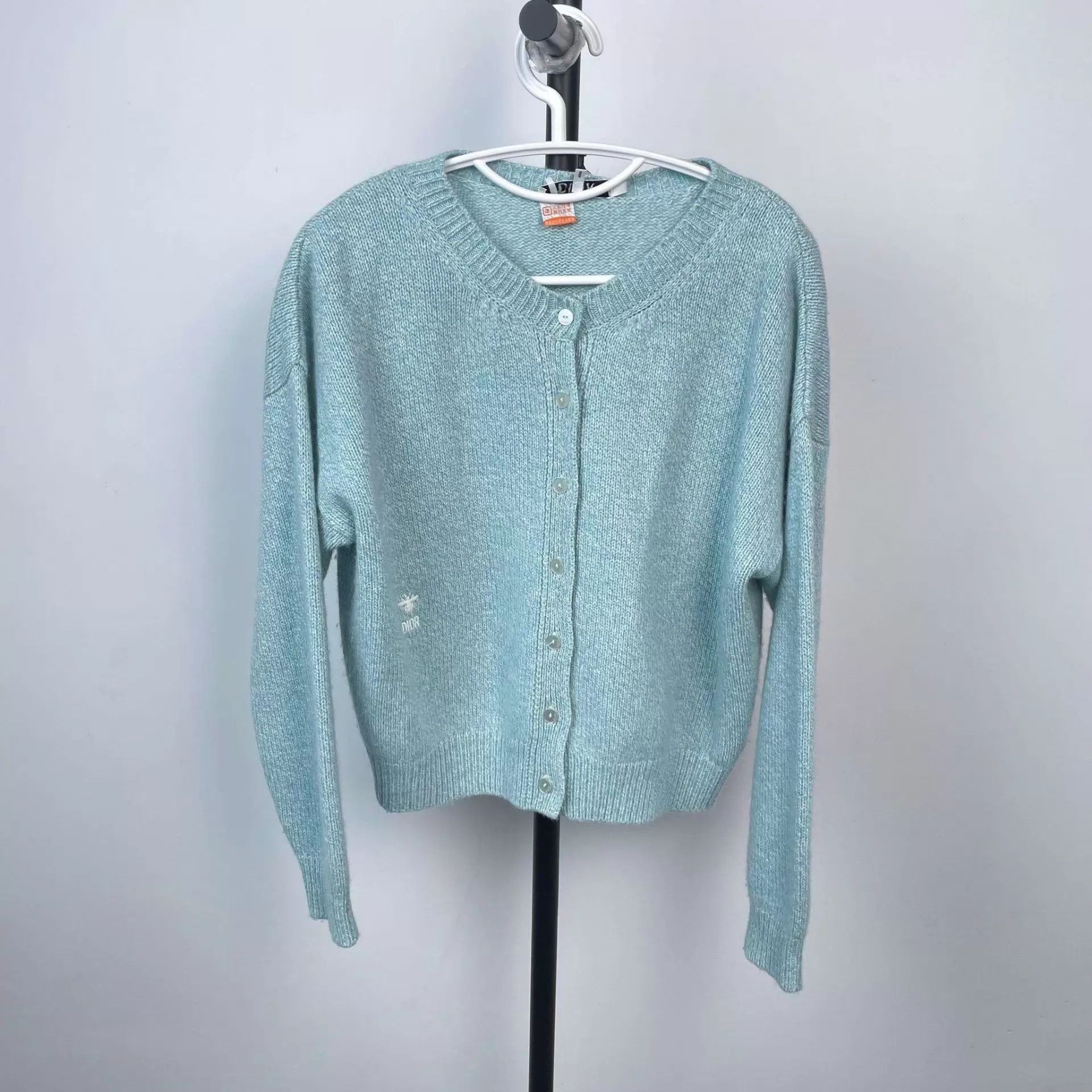 Dior Dior knit blue jacket 260118WLFVP09 13A Size XS / US 0-2 / IT 36-38 - 1 Thumbnail