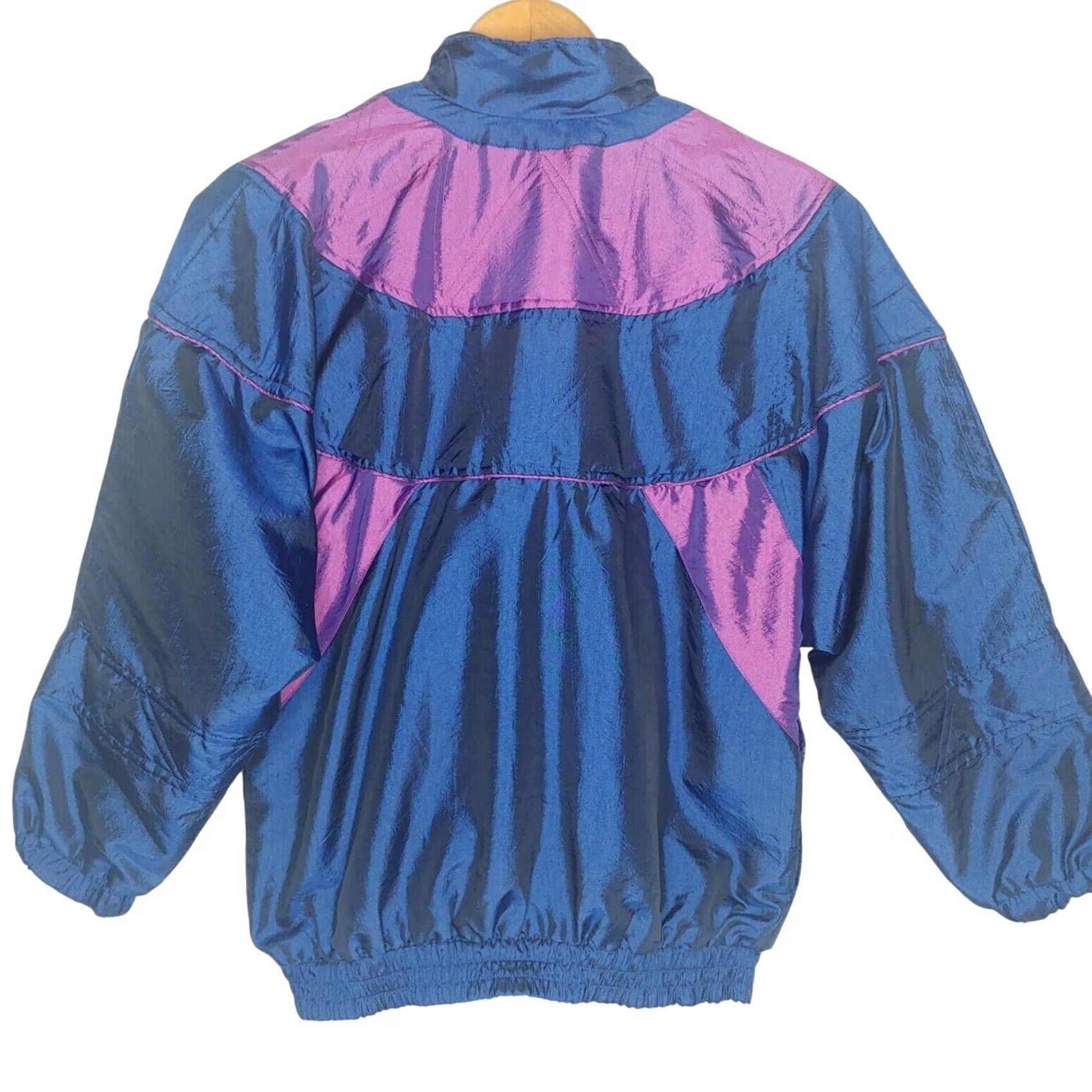 Vintage VINTAGE Bocoo Jacket Short Iridescent Quilted Purple Blue Zip Up Women S Size S / US 4 / IT 40 - 3 Thumbnail