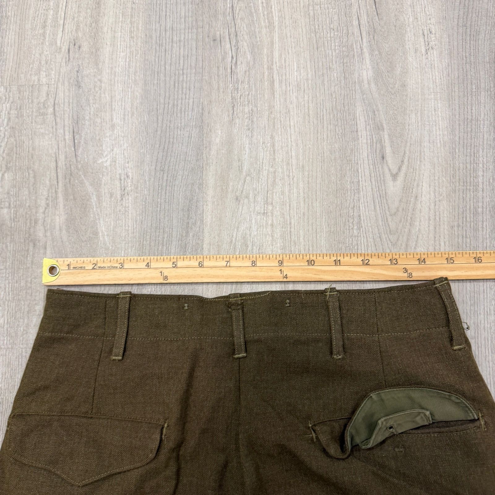 Vintage Vintage US Arm Korean War Wool Uniform Pants Men's 29x27 Size US 29 - 10 Thumbnail