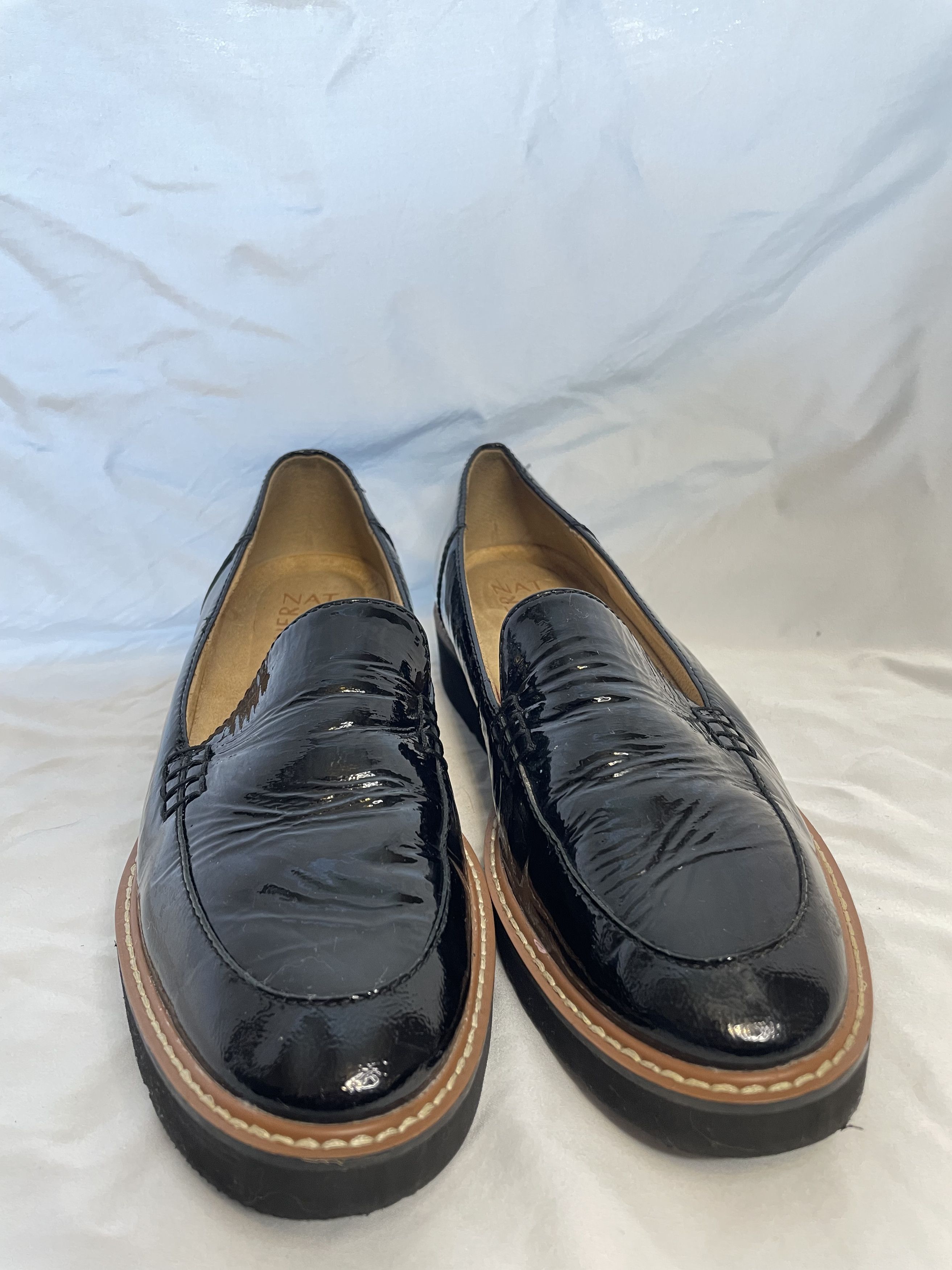 Naturalizer Naturalizer Patent Leather Driving Moccasin Loafer Shoes Size US 8 / IT 38 - 1 Thumbnail