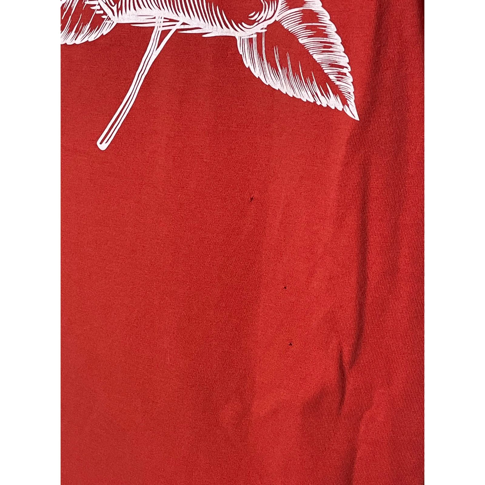 Marcelo Burlon Marcelo Burlon County of Milan Skull & Rose Red Graphic Tee Size US S / EU 44-46 / 1 - 13 Thumbnail