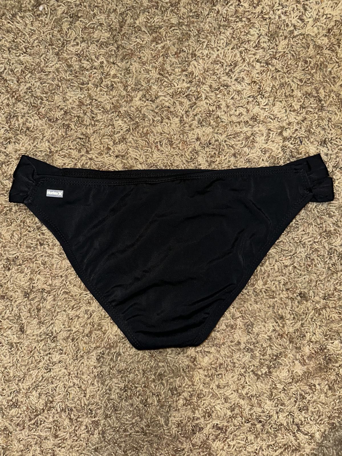 Hurley Hurley Solid Full Standard Bikini Bottoms Black Size ONE SIZE - 4 Thumbnail