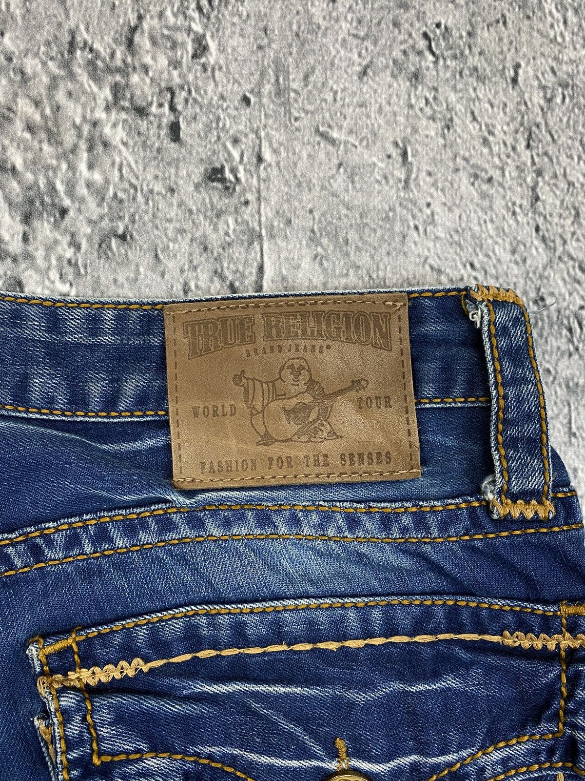 Japanese Brand × True Religion × Vintage True Religion Baggy Denim Pants Streetwear Size US 33 - 6 Thumbnail