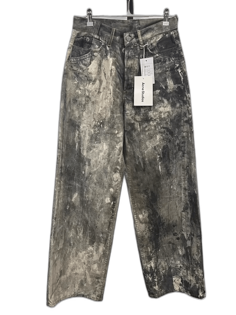 Acne Studios 3D Print Low Waist Pants