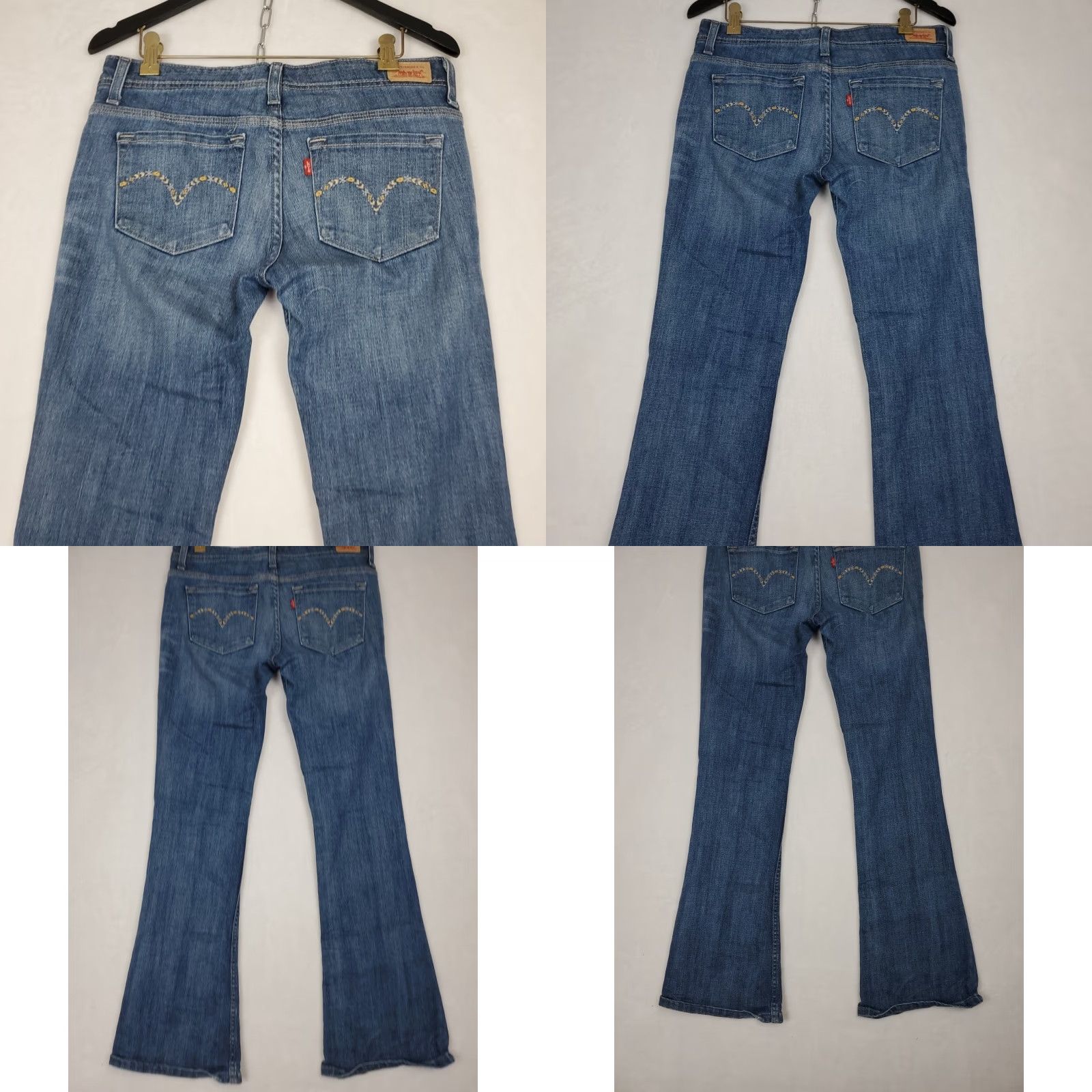 Levi's VINTAGE Levi's Women's Genuinely Crafted Bootcut Jeans Medium Wash Blue Size 9M Y2k Retro Retro-Style Size 30" / US 8 / IT 44 - 9 Thumbnail