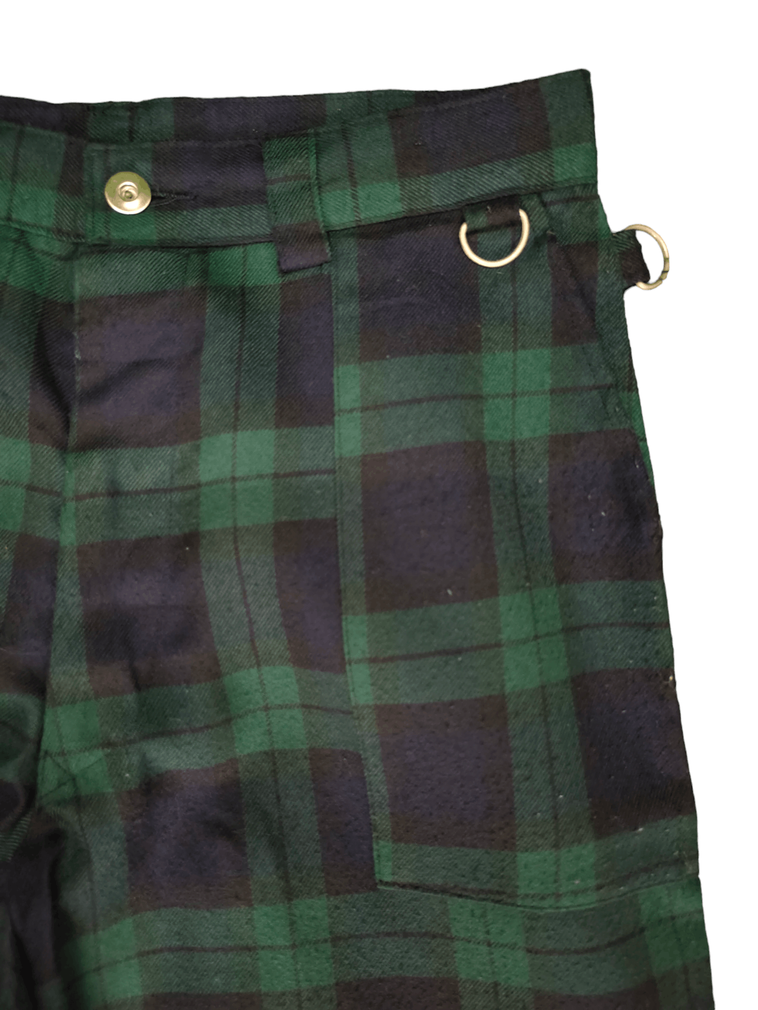 Seditionaries 1990s Cross For Men Tartan Bondage Zipper Pants Size US 30 / EU 46 - 3 Thumbnail