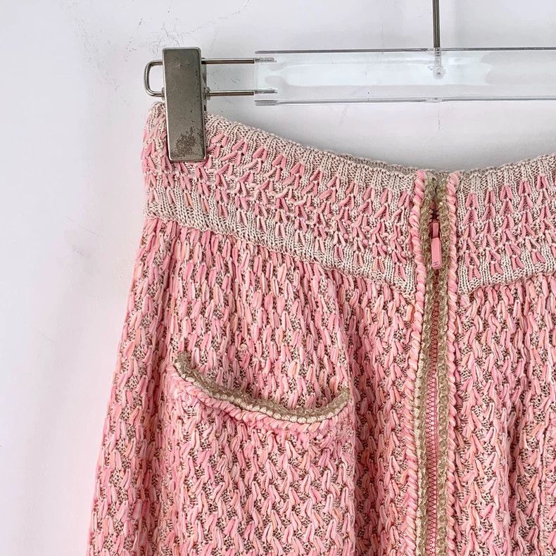 Chanel Chanel Circuit Series Pink Mulberry Silk Tweed Knitted Ski Size 25" / US 0 / IT 36 - 3 Thumbnail