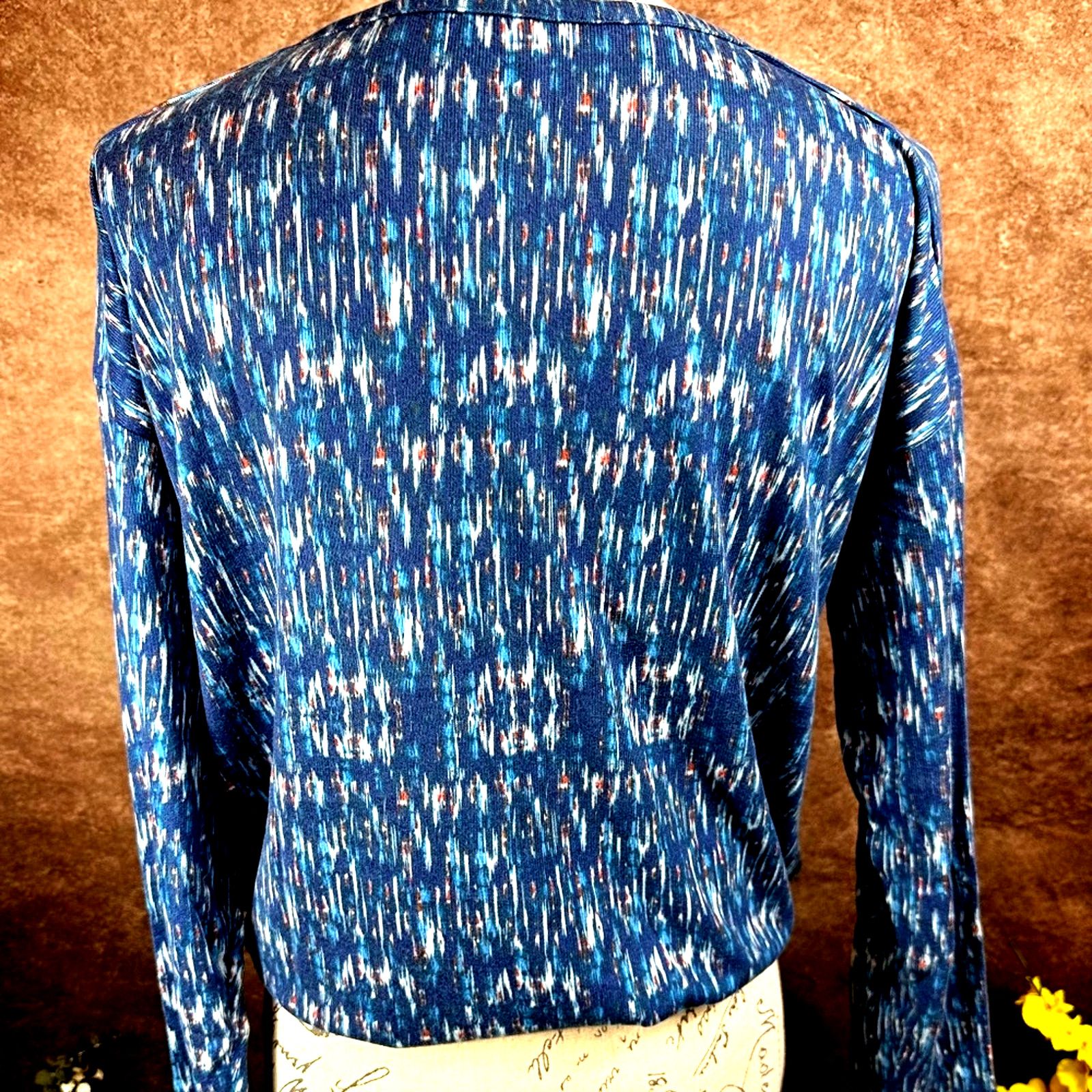 Other Retreat Rhonda Shear Drawstring Hem Tunic Peacock Blue L Size M / US 6-8 / IT 42-44 - 9 Thumbnail