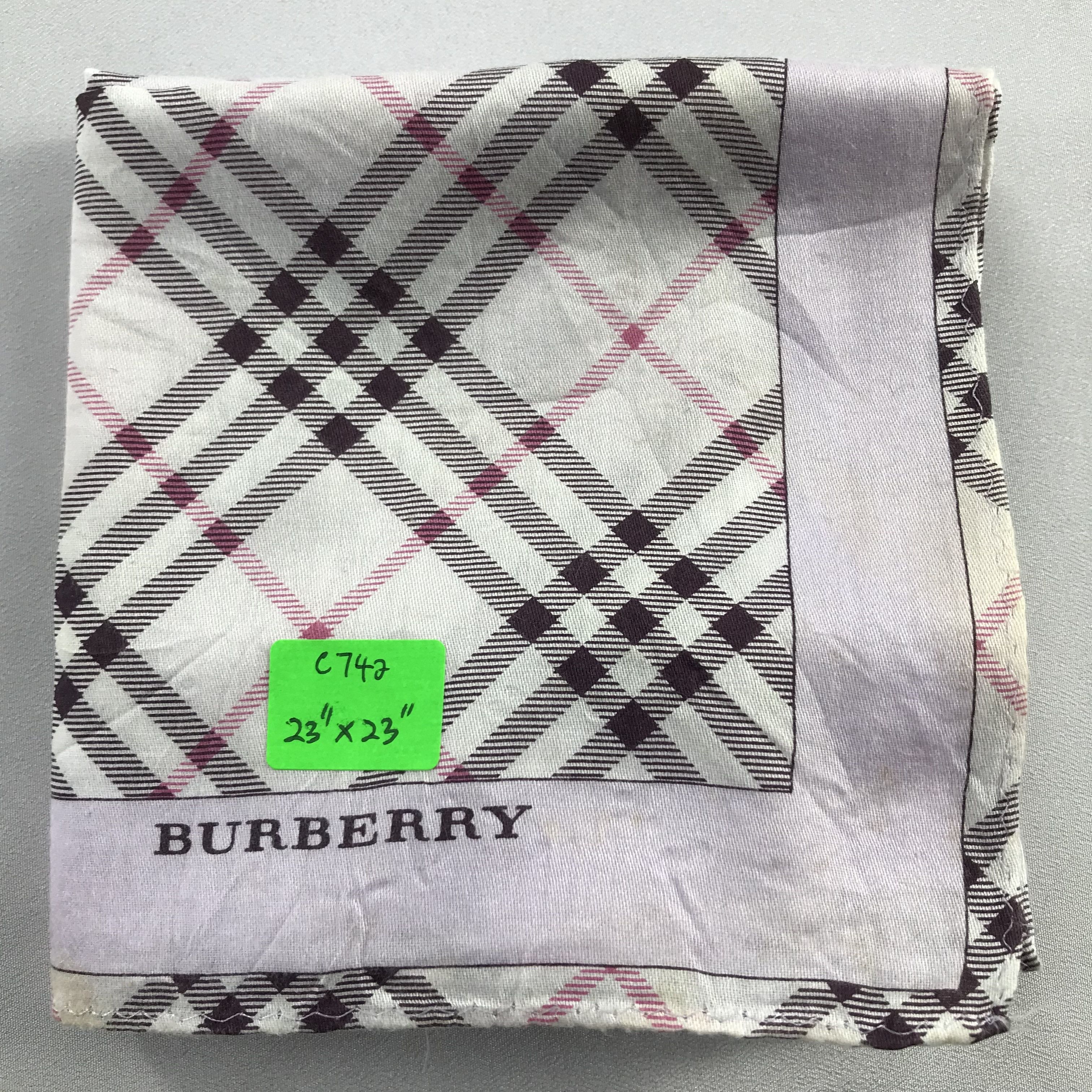 Burberry Burberry Handkerchief / Bandana / Neckerchief C742 Size ONE SIZE - 7 Thumbnail
