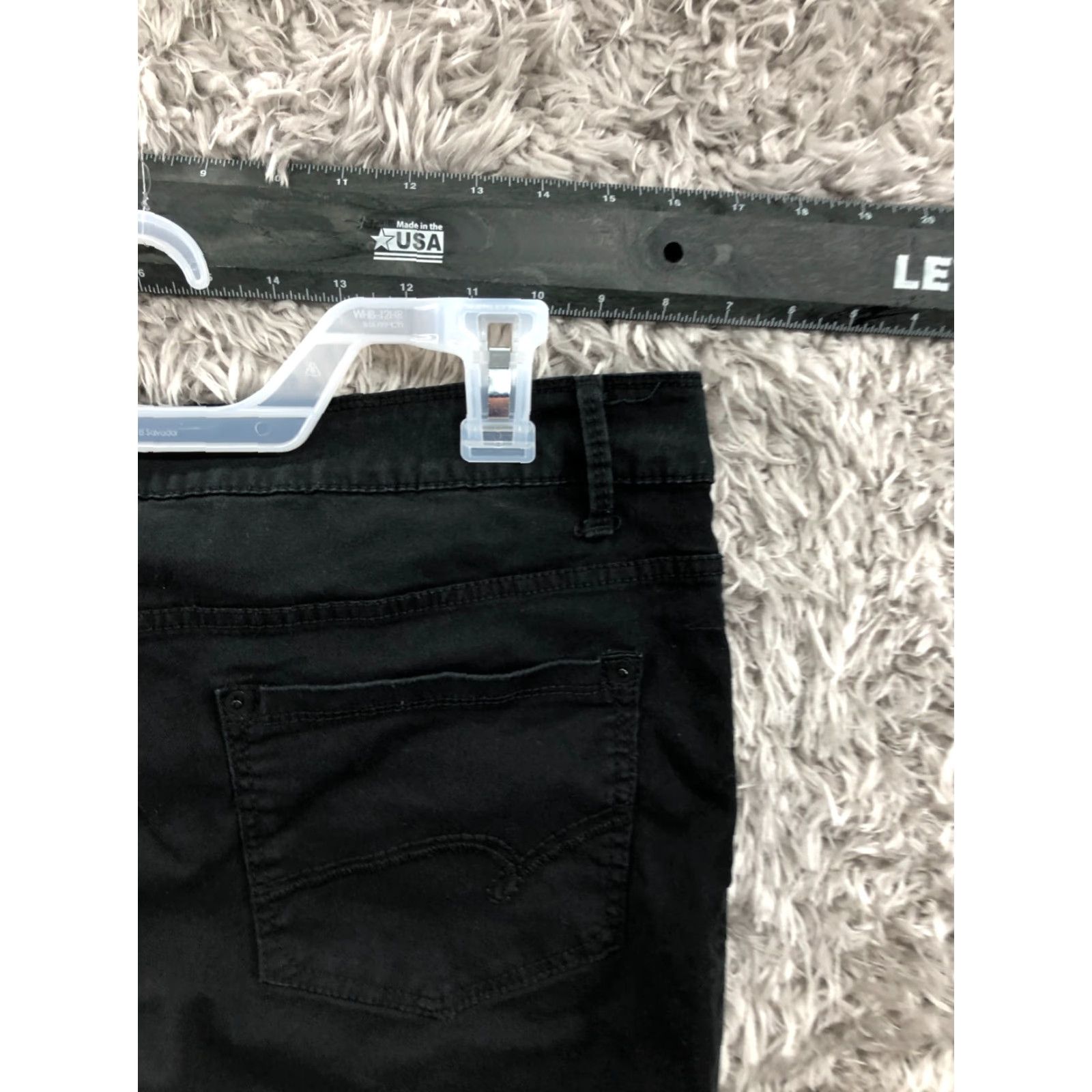 Faded Glory Faded Glory Capri Jeans Size 16 Womens Dark Wash Black Denim Capri Jeans Regular Fit 5-Pocket Size 38" / US 16 / IT 52 - 6 Thumbnail