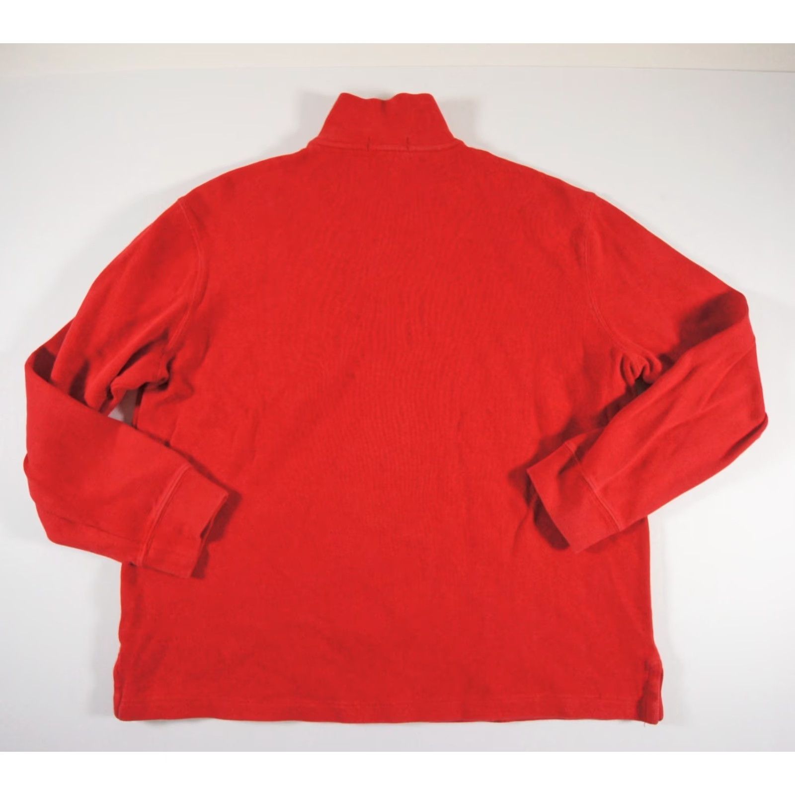 Polo Ralph Lauren VINTAGE Polo Ralph Lauren Men's Sweater XL Red Knit Pullover 1/4 Zip Preppy Classic Size US XL / EU 56 / 4 - 6 Thumbnail