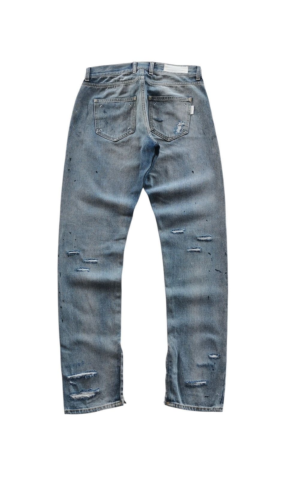 Ih Nom Uh Nit Ih Nom Uh Nit Distressed Denim Jeans Style Saint Laurent Size US 31 - 7 Thumbnail