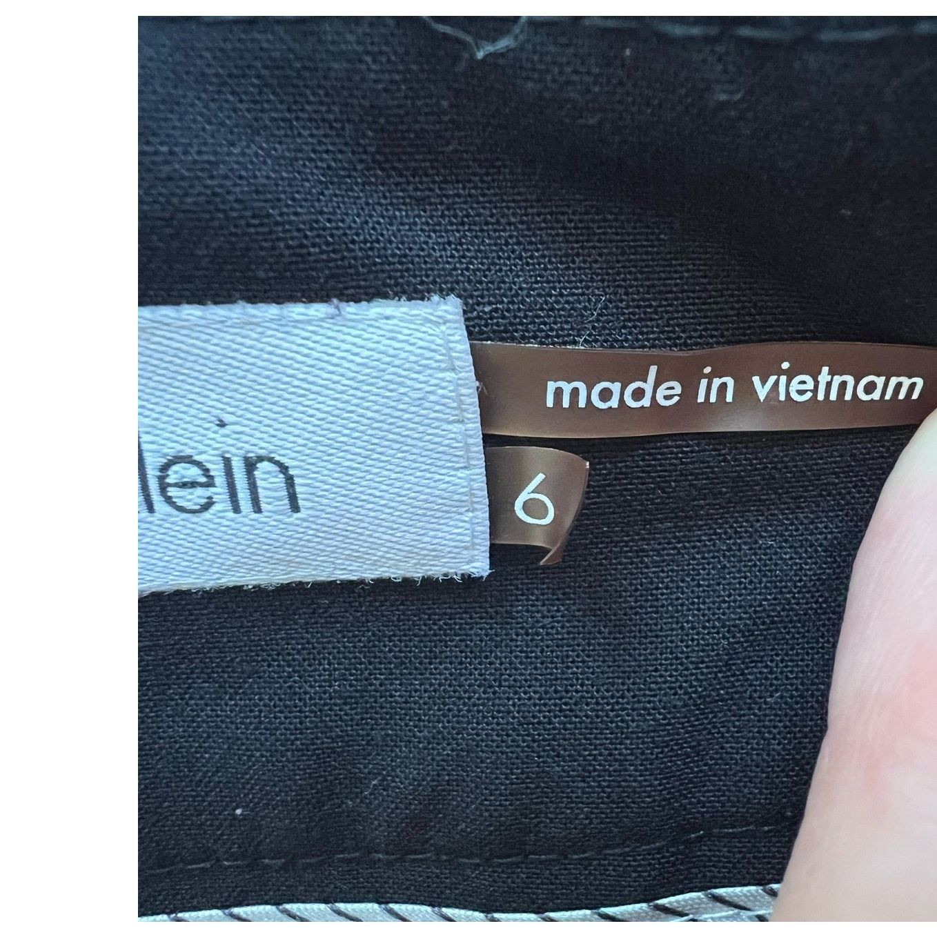 Calvin Klein Calvin Klein Classic Black Straight Pencil Skirt Size 6 Size 28" / US 6 / IT 42 - 4 Thumbnail