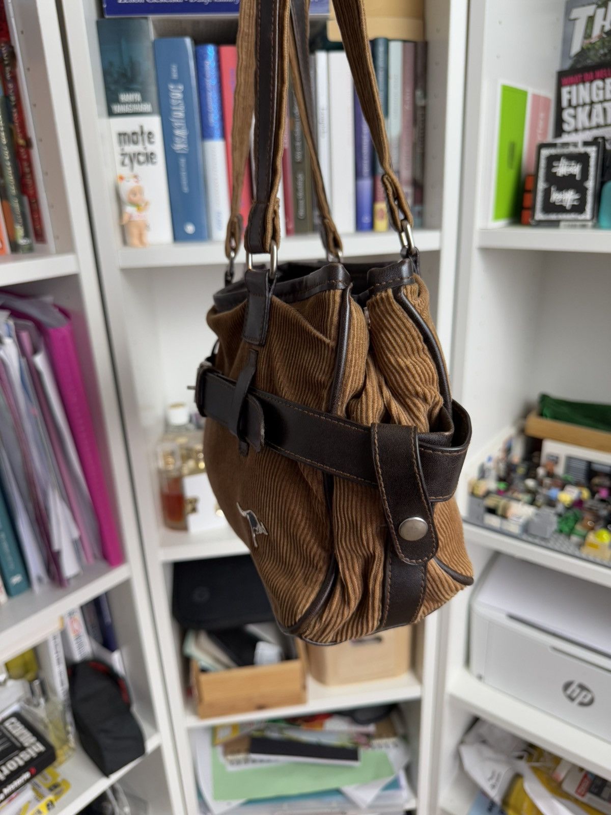 KangaROOS × Vintage Vintage y2k kangaroos corduroy shoulderbag avantgarde y2k 00s Size ONE SIZE - 7 Thumbnail